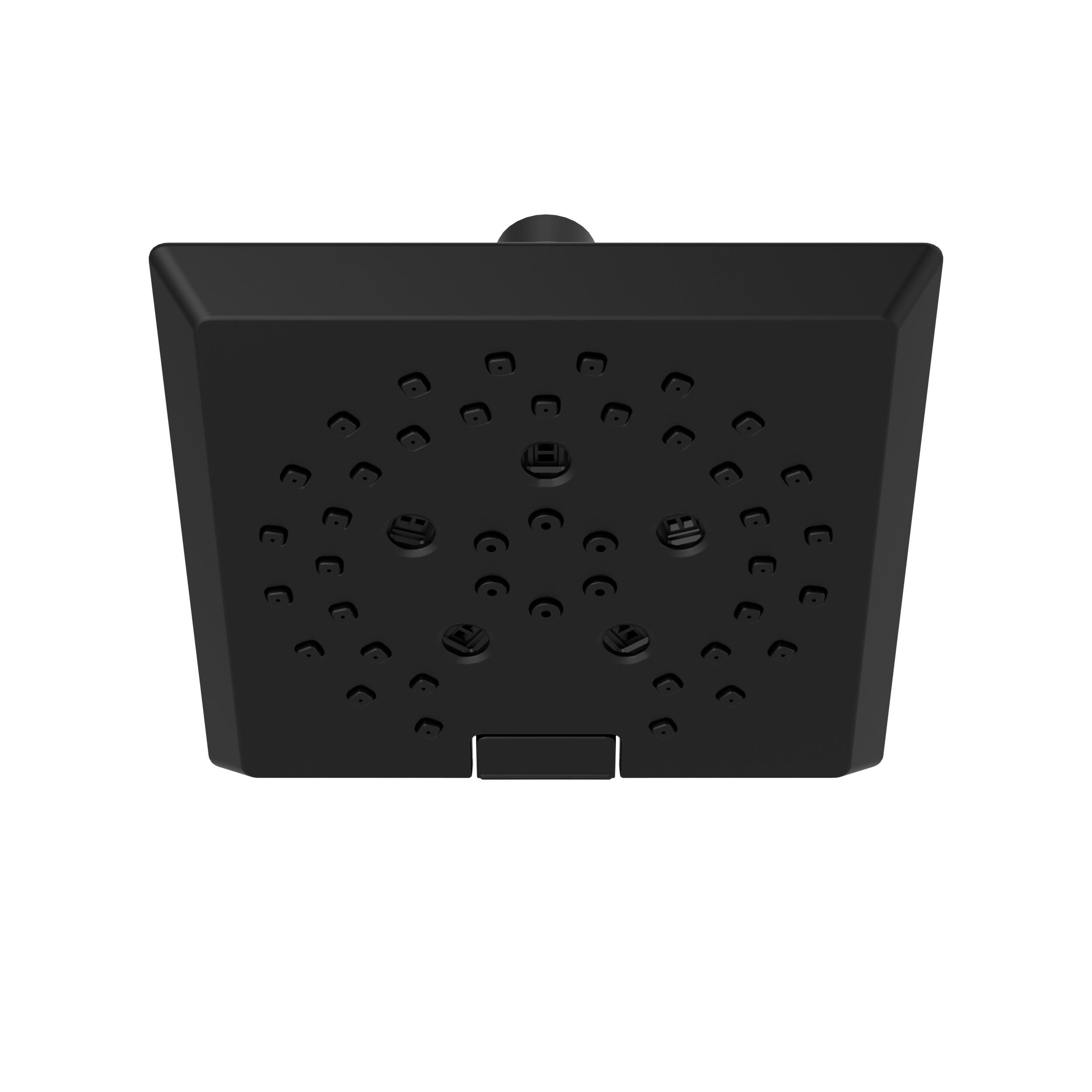 H2Okinetic® 5-Setting Angular Modern Raincan Shower Head in Matte