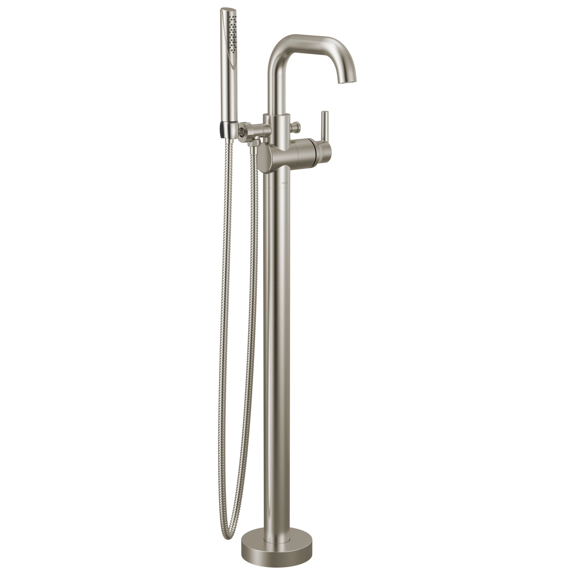 Delta Faucet Trinsic Floor Mount Tub Filler - Stainless
