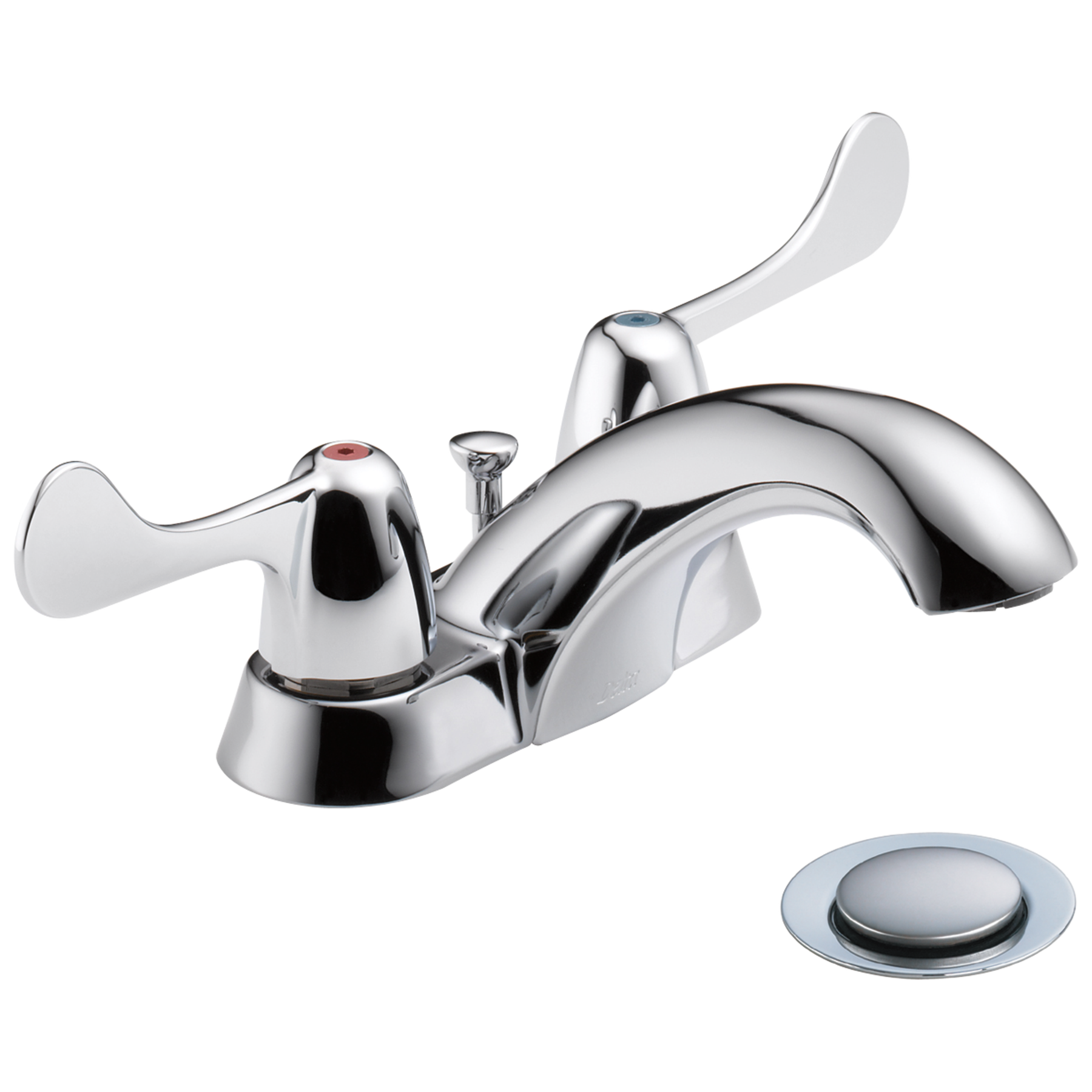 Two Handle Centerset Commerical Lavatory Faucet in Chrome 2529LF