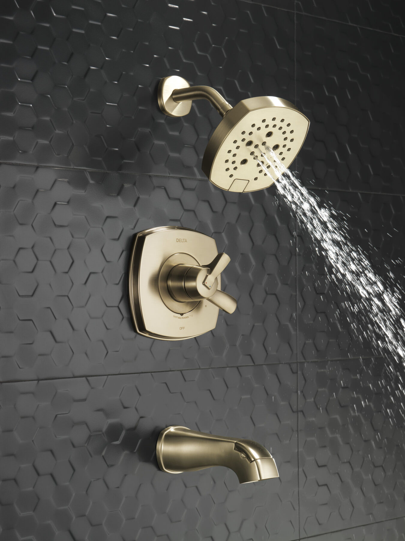 17 Series Tub and Shower Only in Champagne Bronze T17476-CZ 