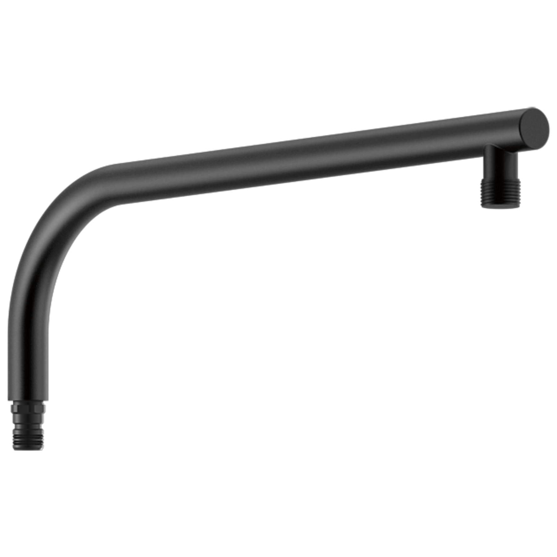 Round Overhead Shower Arm in Matte Black RP100816BL Delta Faucet