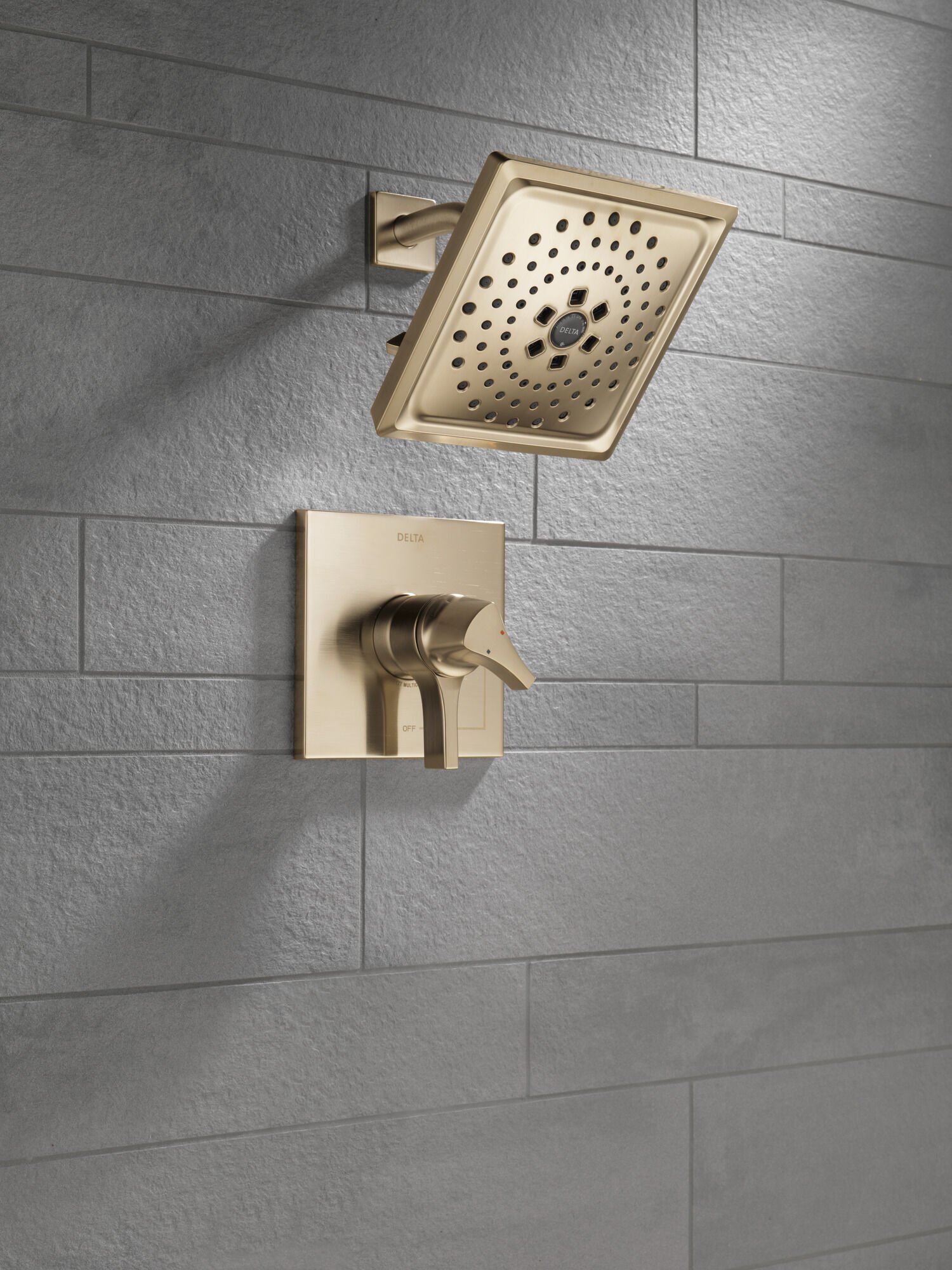 ティエンポ Monitor® 17 Series H2Okinetic® Shower Trim in Champagne Bronze