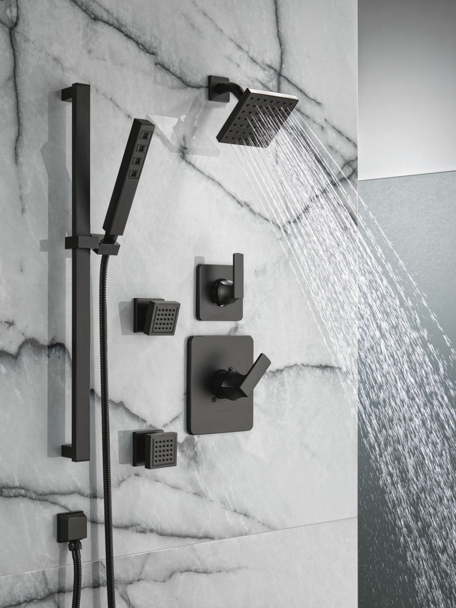 Monitor 14 Series Shower Trim in Matte Black T14237-BL | Delta Faucet