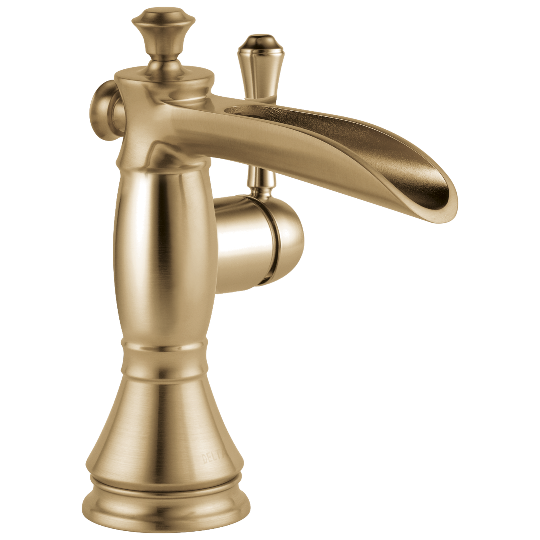 Single Handle Channel Bathroom Faucet in Champagne Bronze 598LF