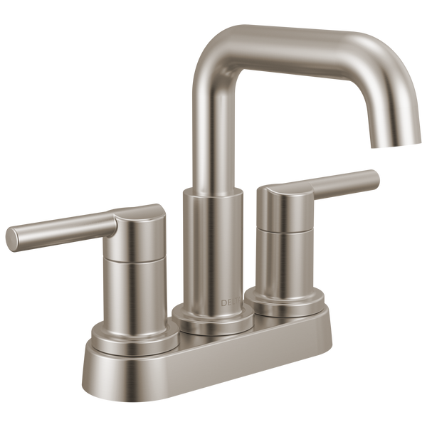 Two Handle Centerset Bathroom Faucet in Stainless 25849LF-SS
