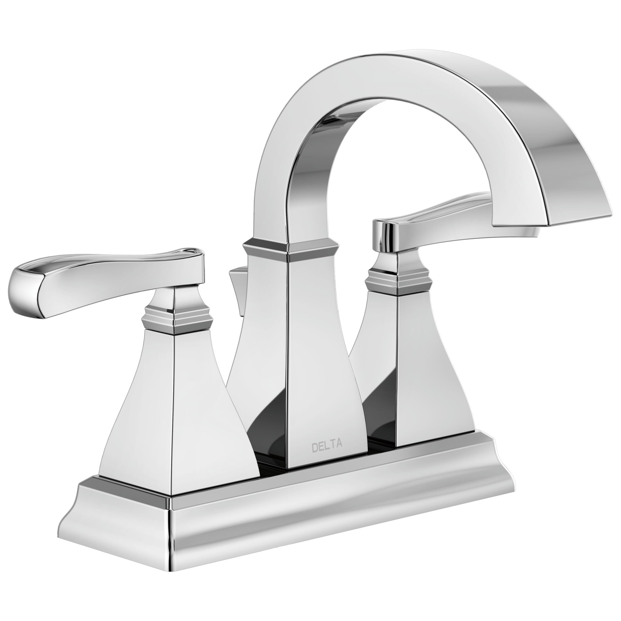 Delta Lakewood SpotShield Brushed Nickel 2 Handle Bathroom Faucet # 25718LF-SP 