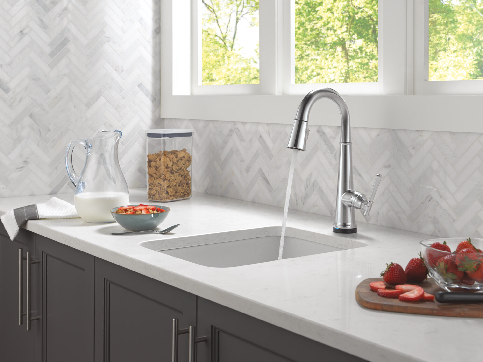 Touch2O® Bar / Prep Faucet with Touchless Technology in Lumicoat