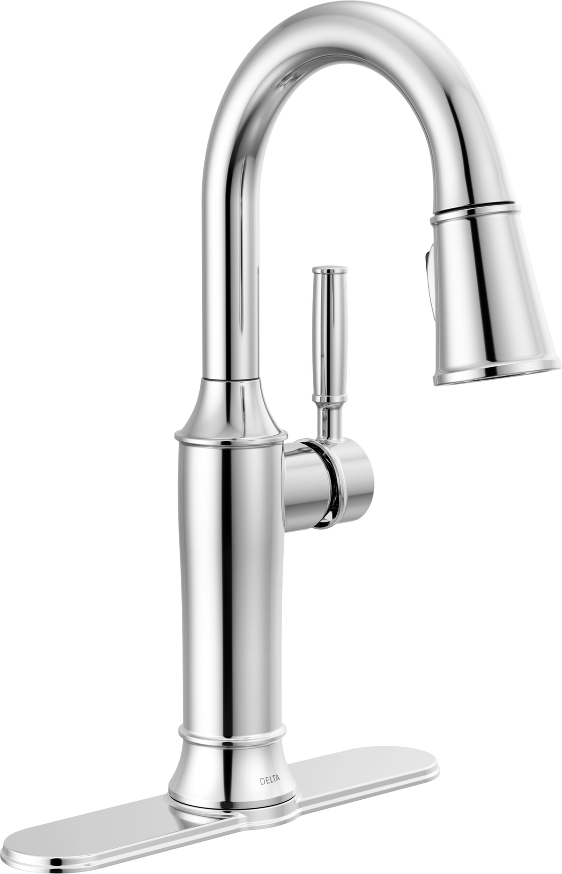 Single Handle Pull-Down Bar / Prep Faucet in Lumicoat® Chrome — thumbnail 2