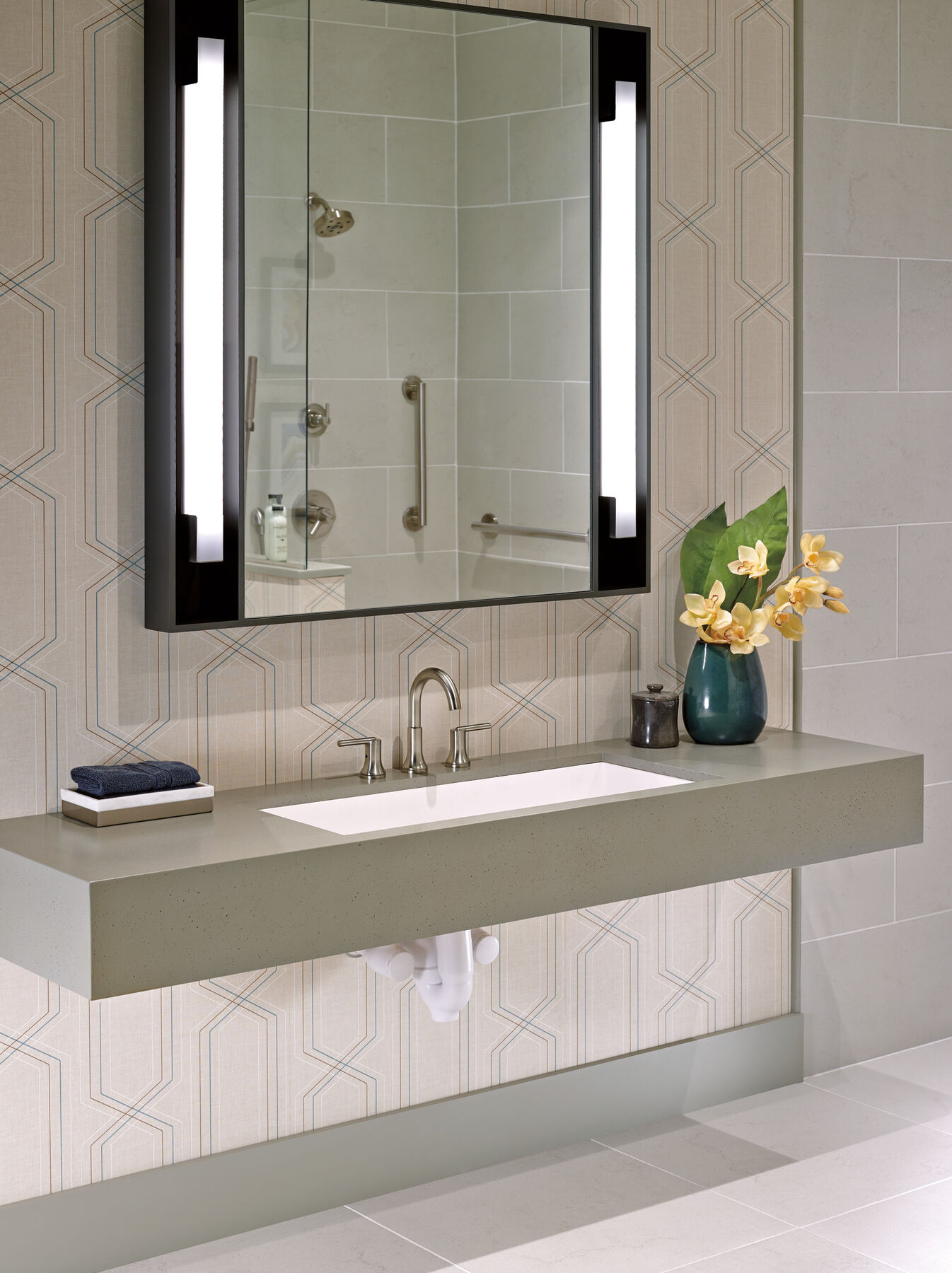 Two Handle Widespread Bathroom Faucet, image 5