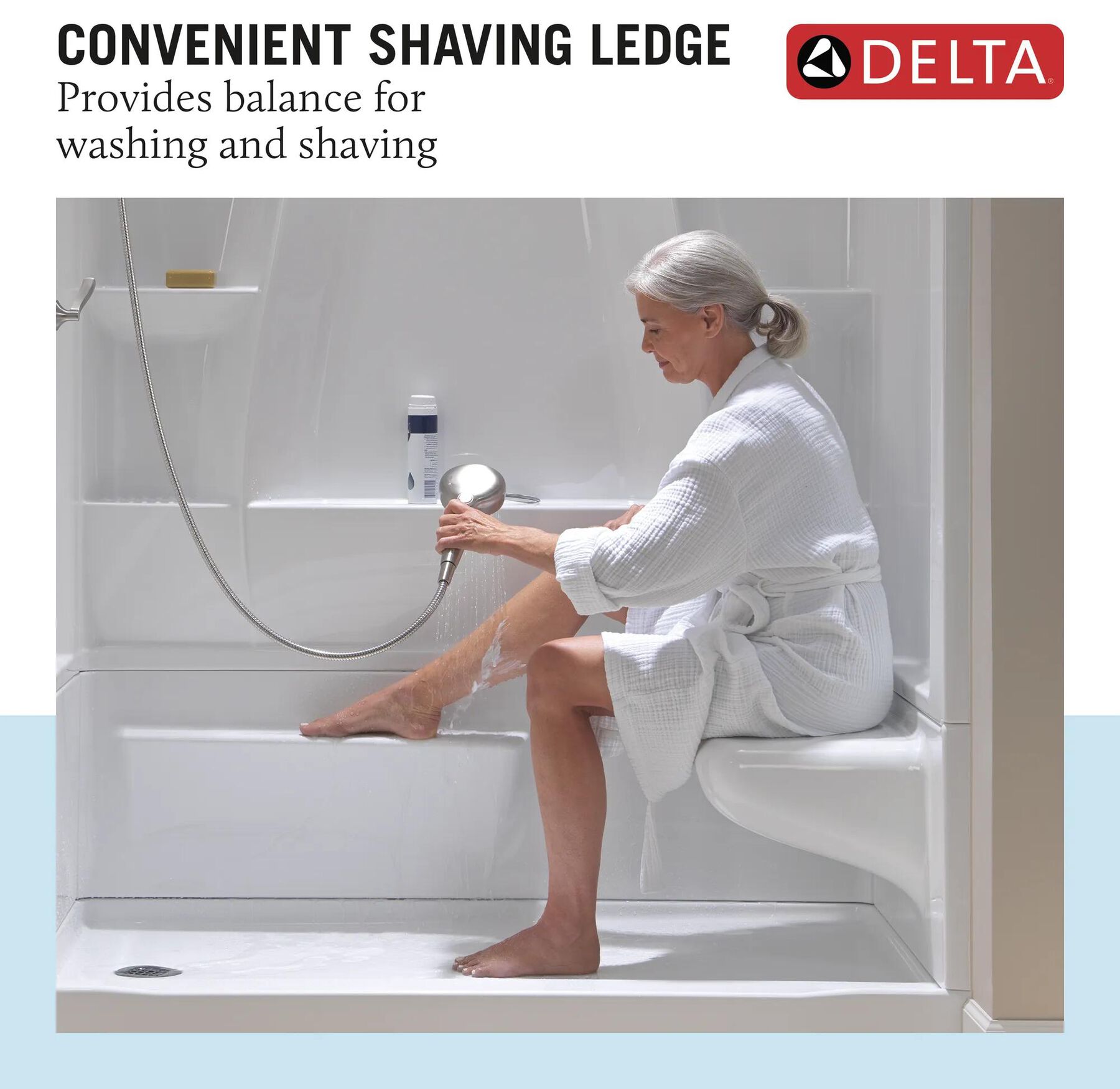 Procrylic Seated Shower Kit 60"x32" Right Drain, image 7