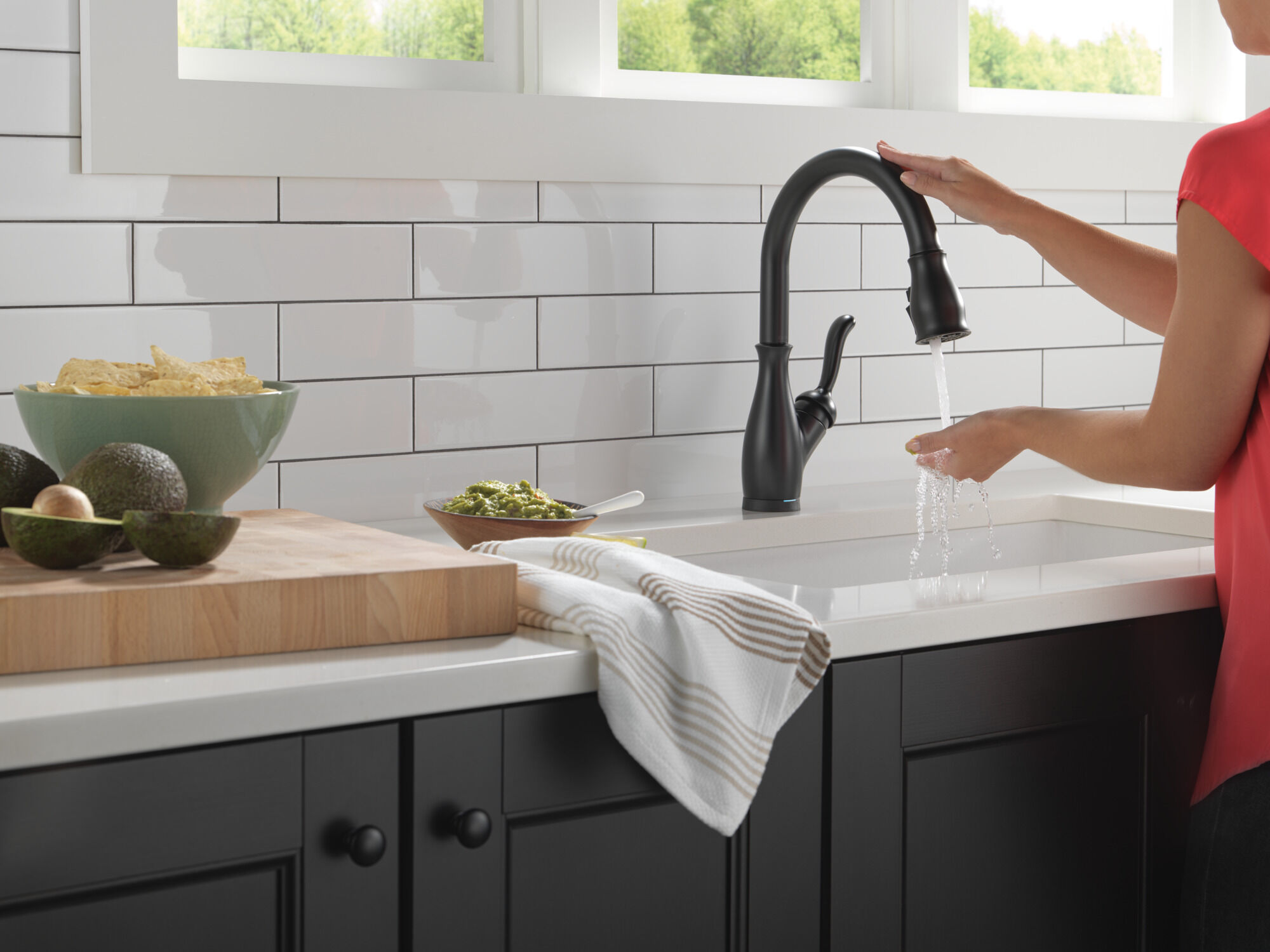 VoiceIQ® Single Handle Pull-Down Faucet with Touch2O® Technology