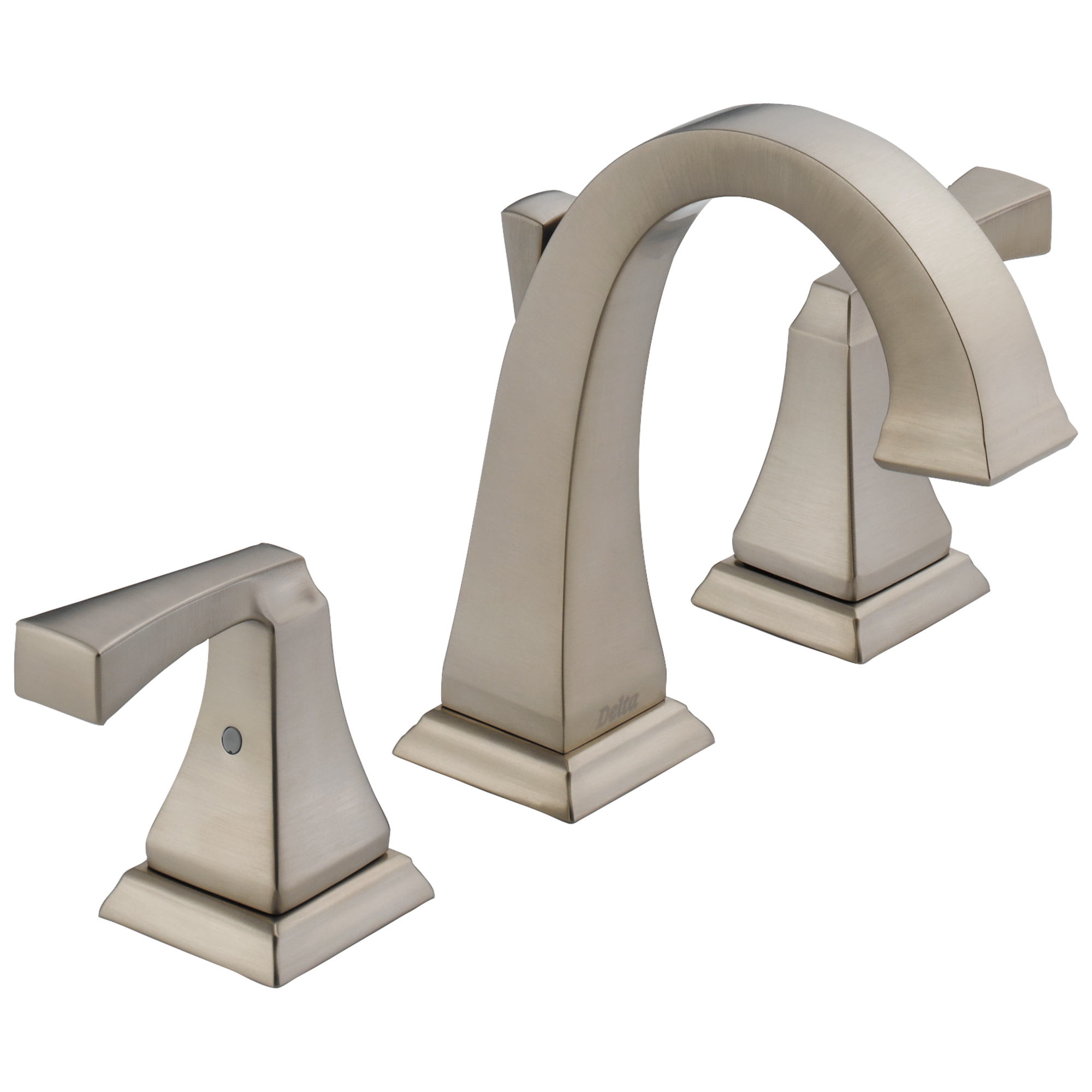 Delta Faucet DrydenE Two Handle Widespread Bathroom Faucet - Spotshield Stainless