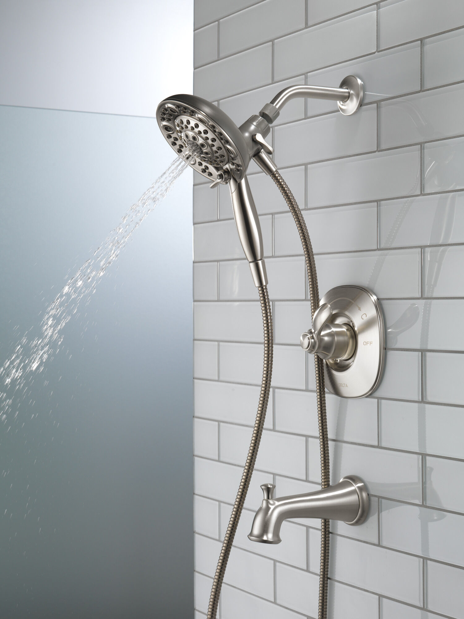 Monitor® 14 Series Tub & Shower with In2ition® in Stainless 144710