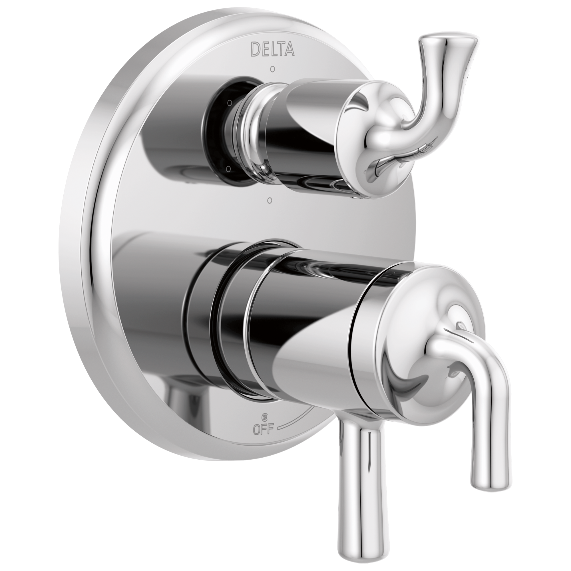 Delta Faucet KayraE 2-Handle Monitor 17 Series Valve Trim with 3- or 6- Setting Diverter - Chrome