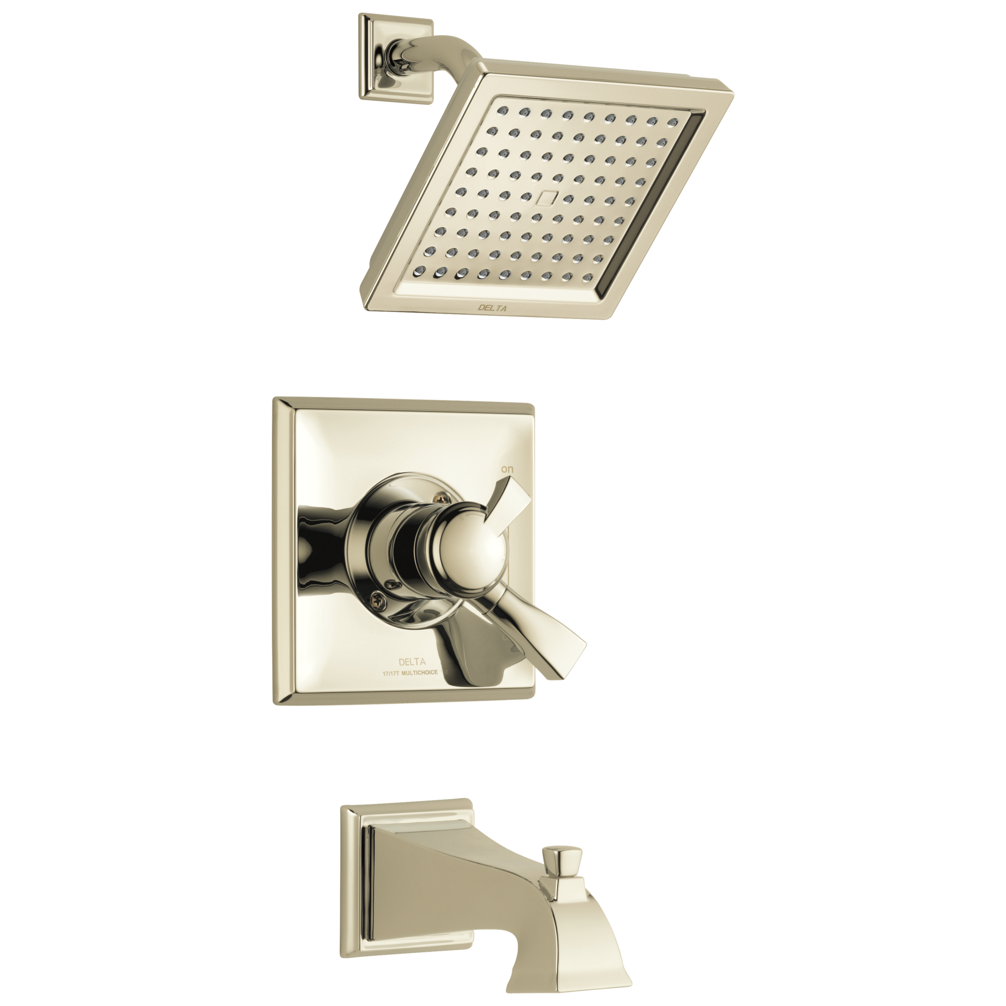 Delta Faucet DrydenE Monitor 17 Series Tub & Shower Trim - Polished Nickel