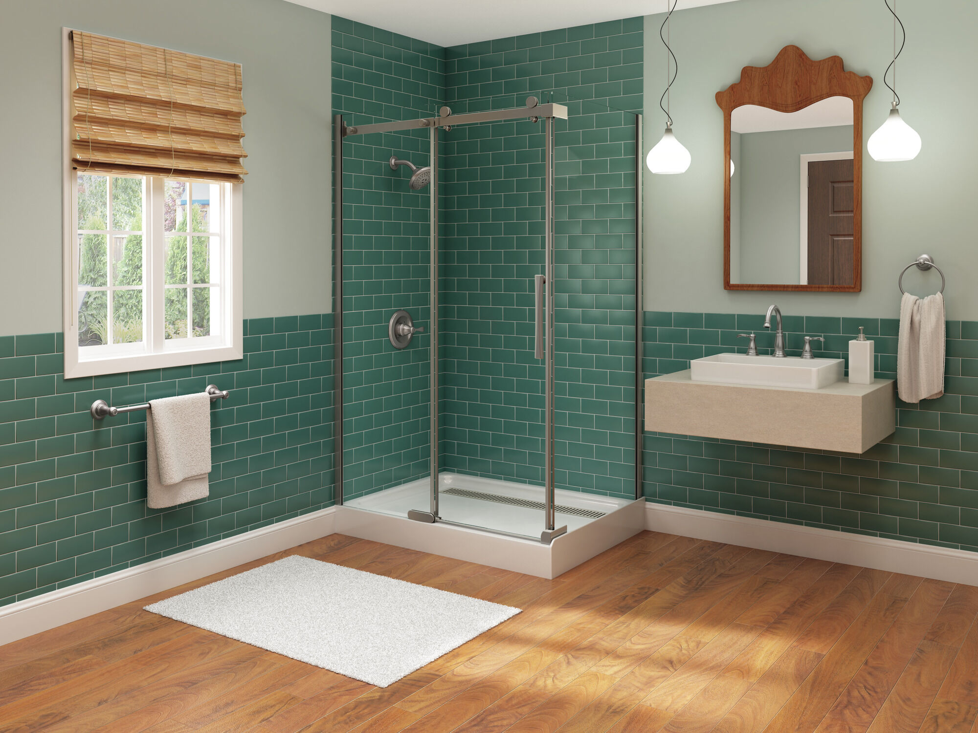 Two Handle Widespread Bathroom Faucet in Brushed Nickel 35984LF-BN