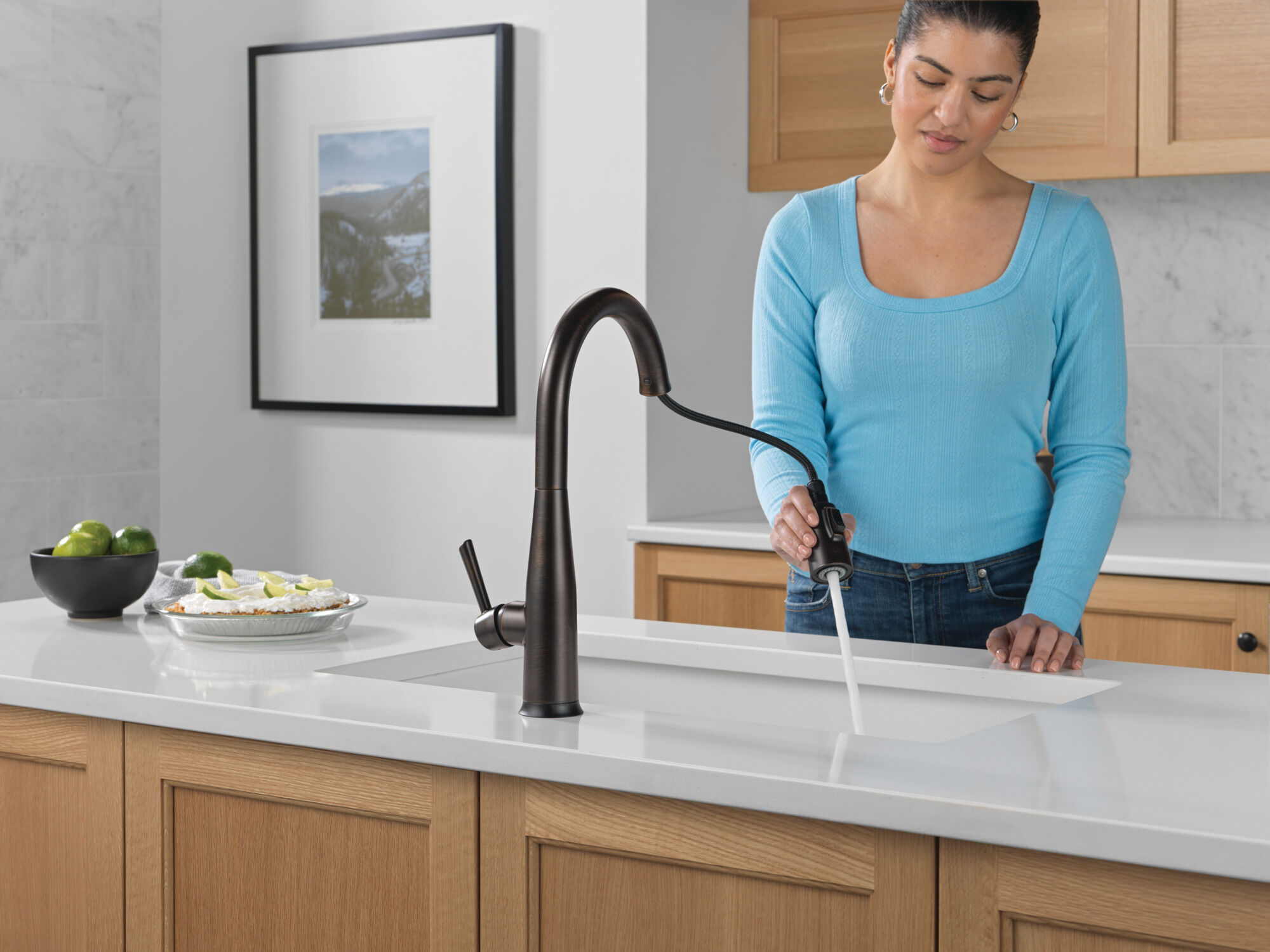 Touch2O® Technology Kitchen Faucet with Touchless Technology in