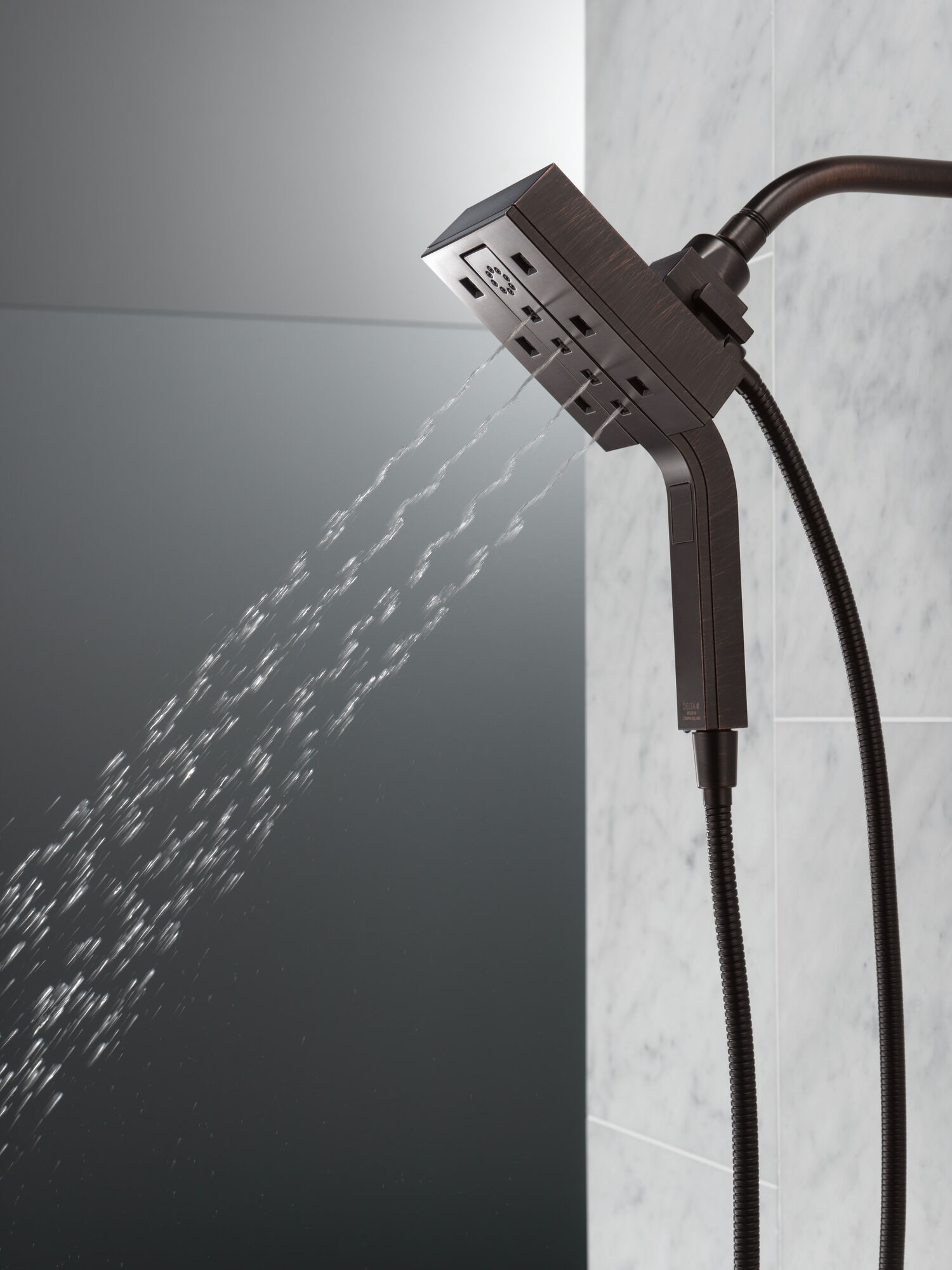 H2Okinetic® In2ition® 4-Setting Two-in-One Shower in Venetian