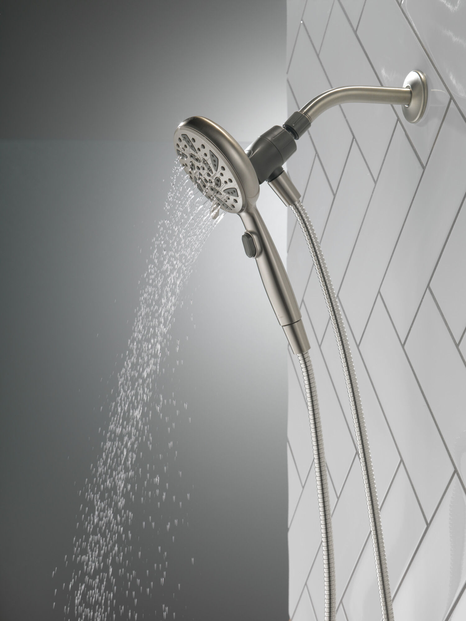 6-Setting SureDock® Magnetic Hand Shower in Satin Nickel 75606SN