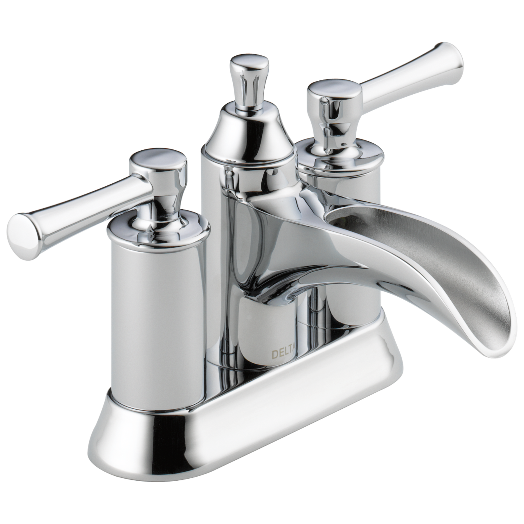 Two Handle Centerset Bathroom Faucet in Chrome 25720LF | Delta Faucet