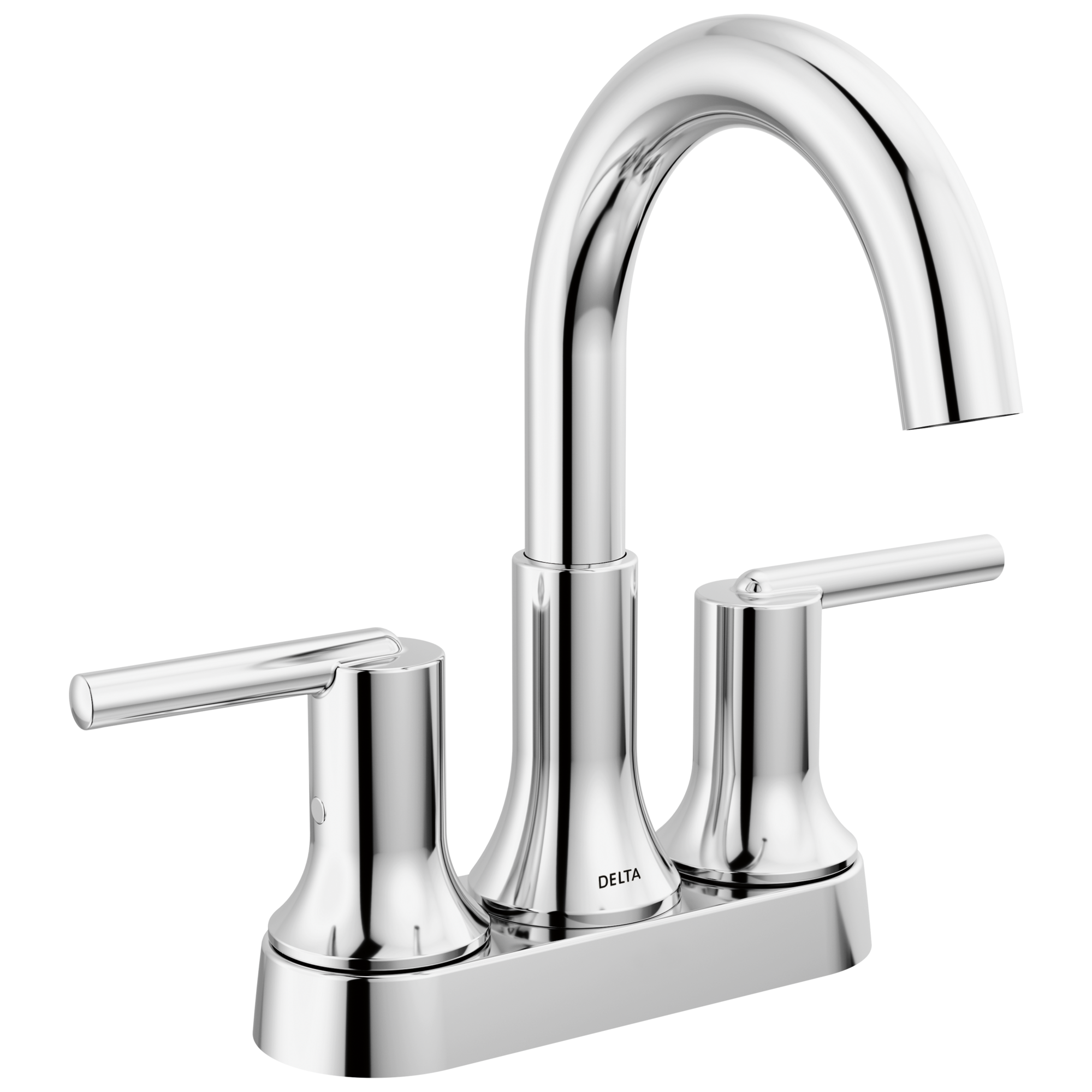 Delta Faucet Trinsic Two Handle Centerset Bathroom Faucet - Chrome