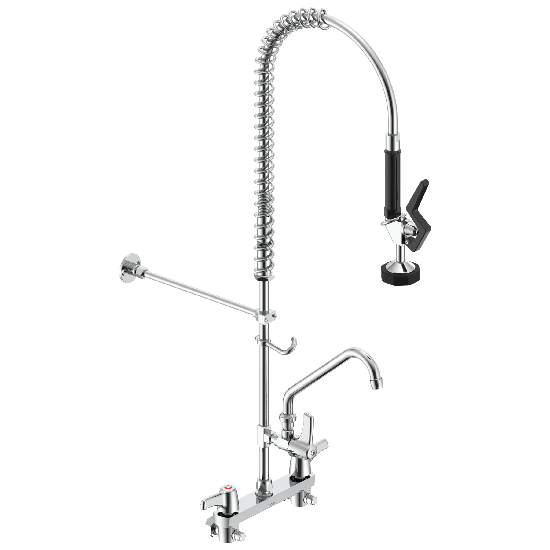 Pre-Rinse Fauce, with Add-On Faucet in Chrome 55C1583 | Delta Faucet