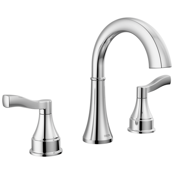 Two Handle Widespread Bathroom Faucet in Chrome 35822LF | Delta Faucet
