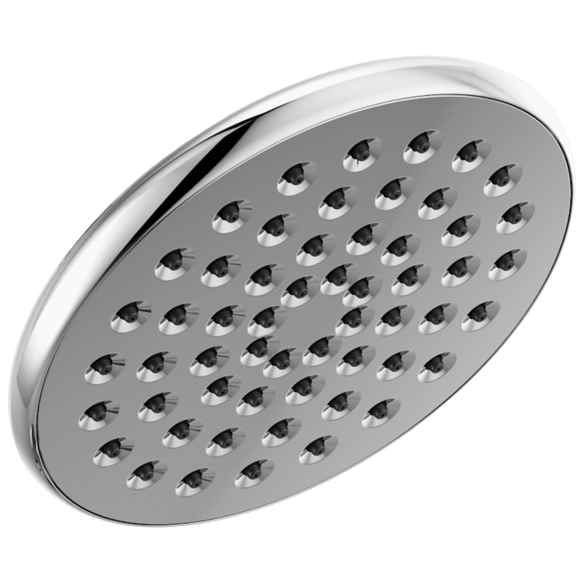 Delta Faucet Universal Showering Components Single-Setting Raincan Shower Head - Chrome