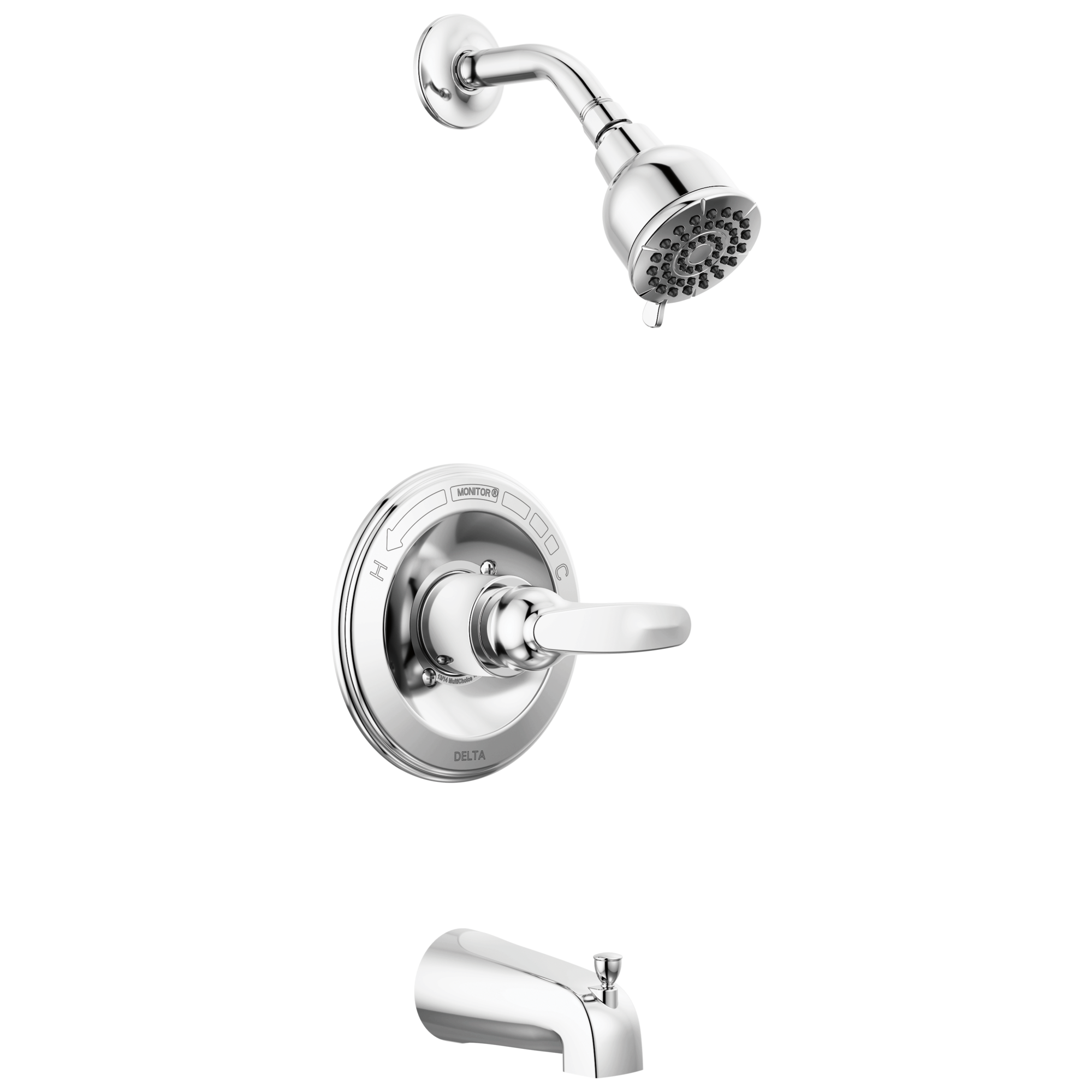 Delta Faucet Foundations Monitor 13 Series Tub & Shower Trim - Chrome