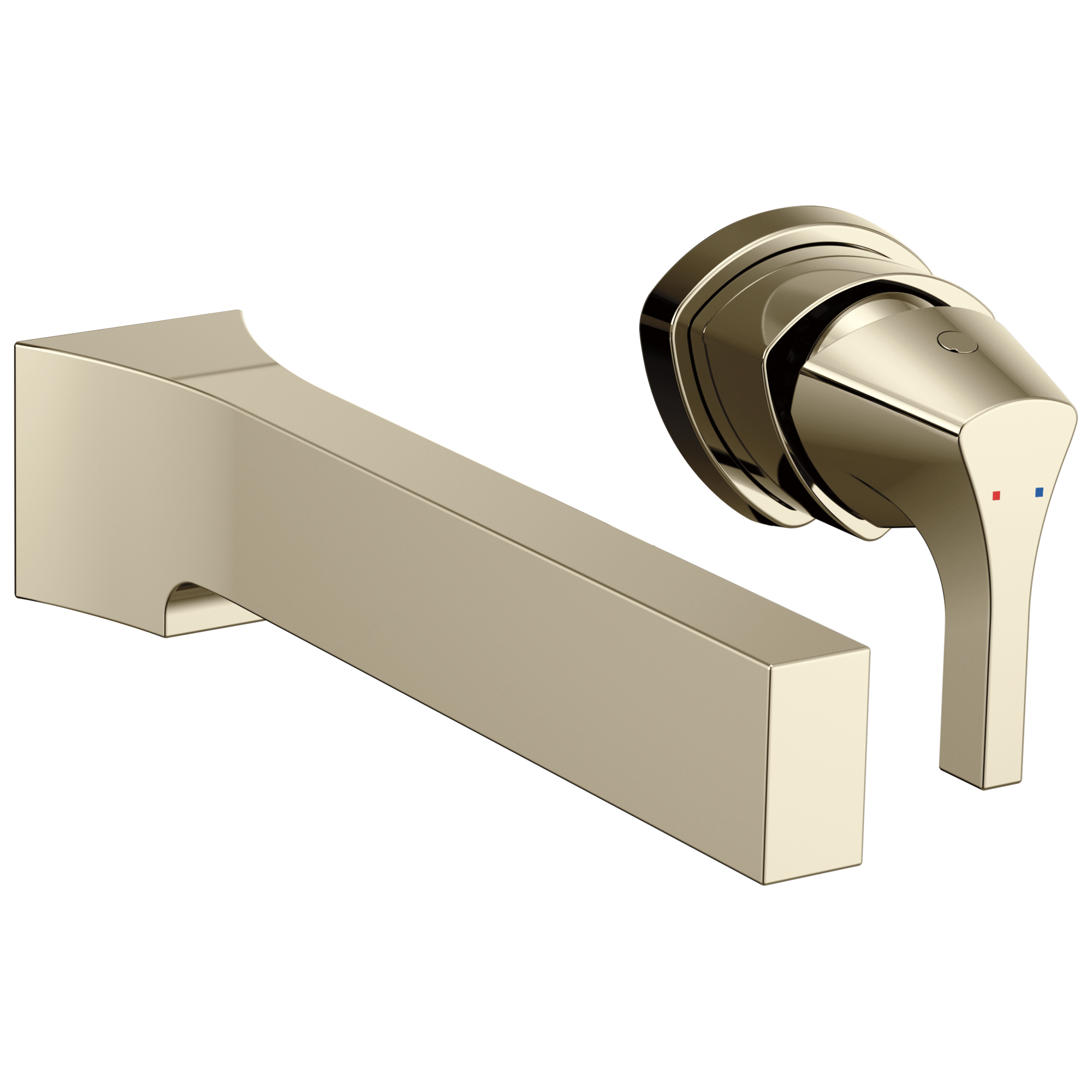 Delta Faucet Zura Single Handle Wall Mount Bathroom Faucet Trim - Polished Nickel