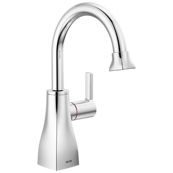 Contemporary Square Instant Hot Water Dispenser in Chrome 1940LF-H