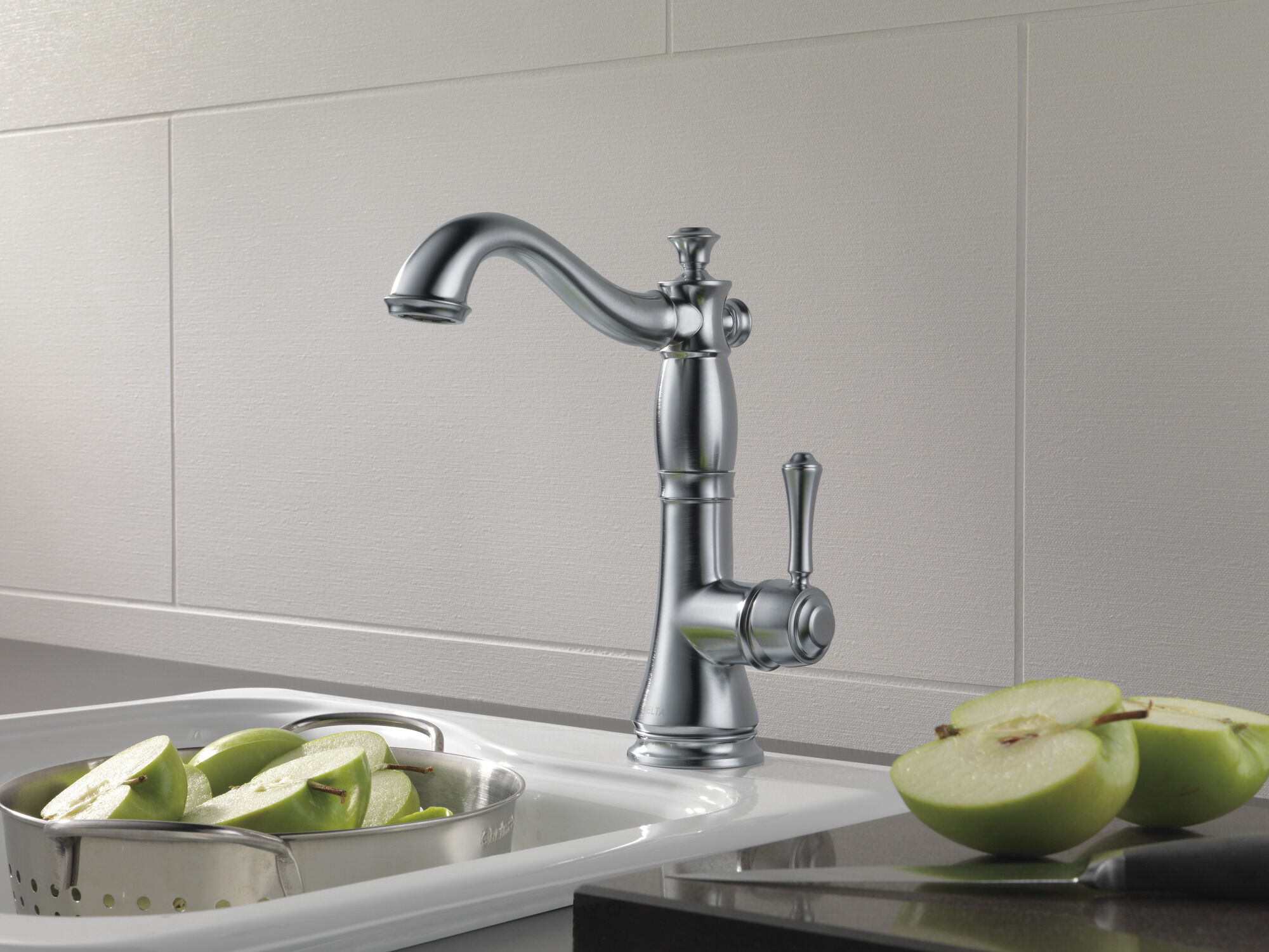 Single Handle Bar / Prep Faucet in Arctic Stainless 1997LF-AR