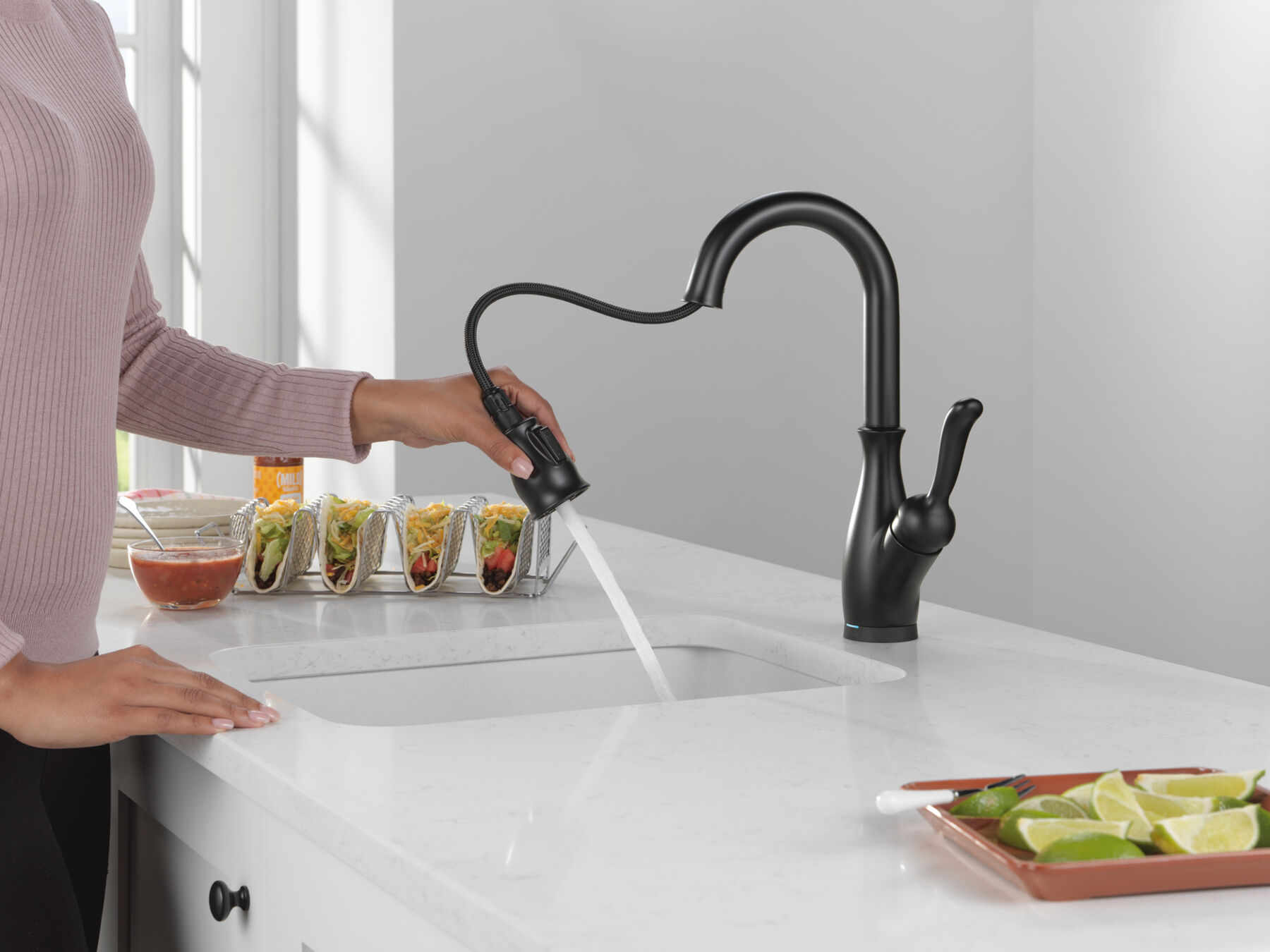 Touch2O® Bar / Prep Faucet with Touchless Technology in Matte Black