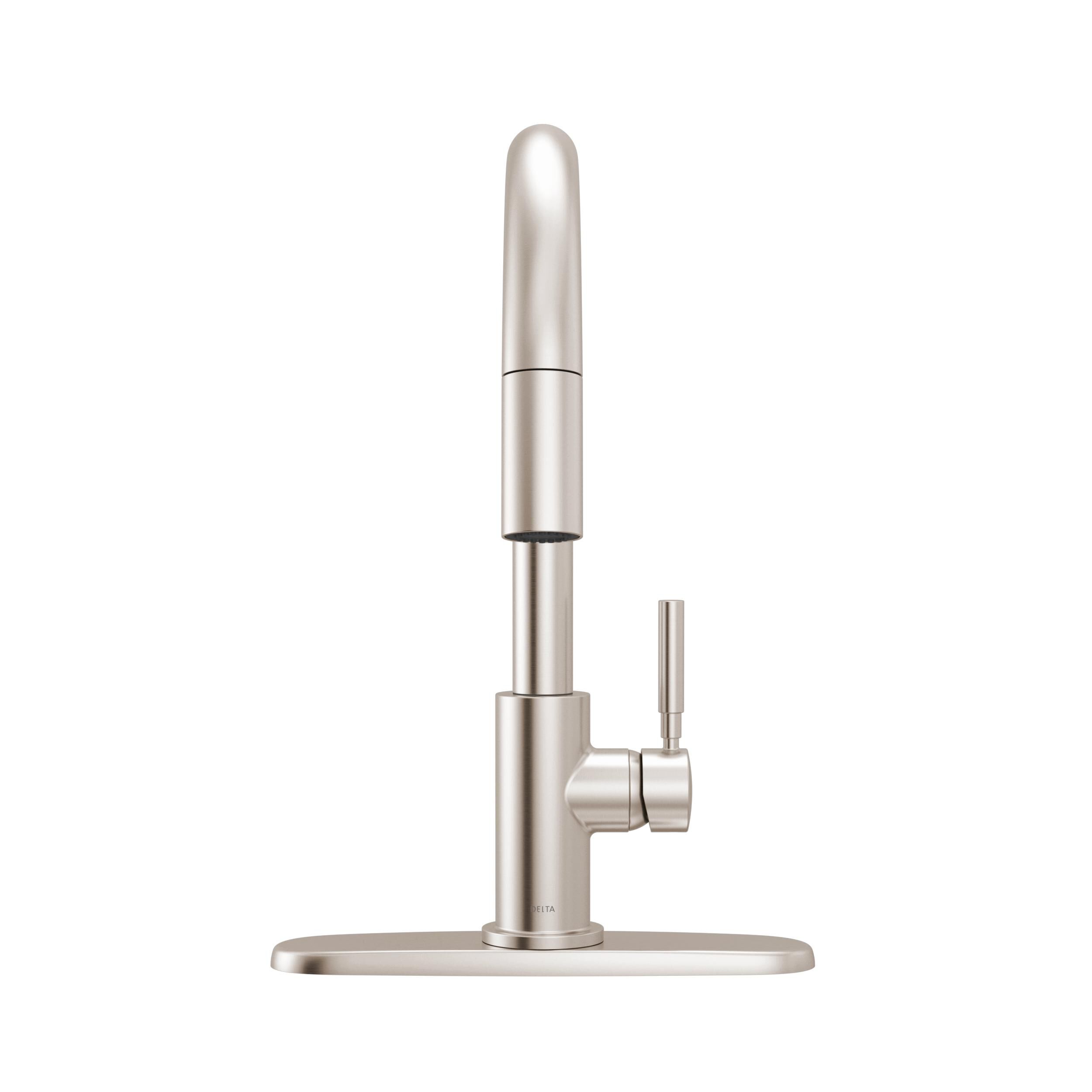 Single Handle Pull-Down Kitchen Faucet in Stainless 19933-SS-DST