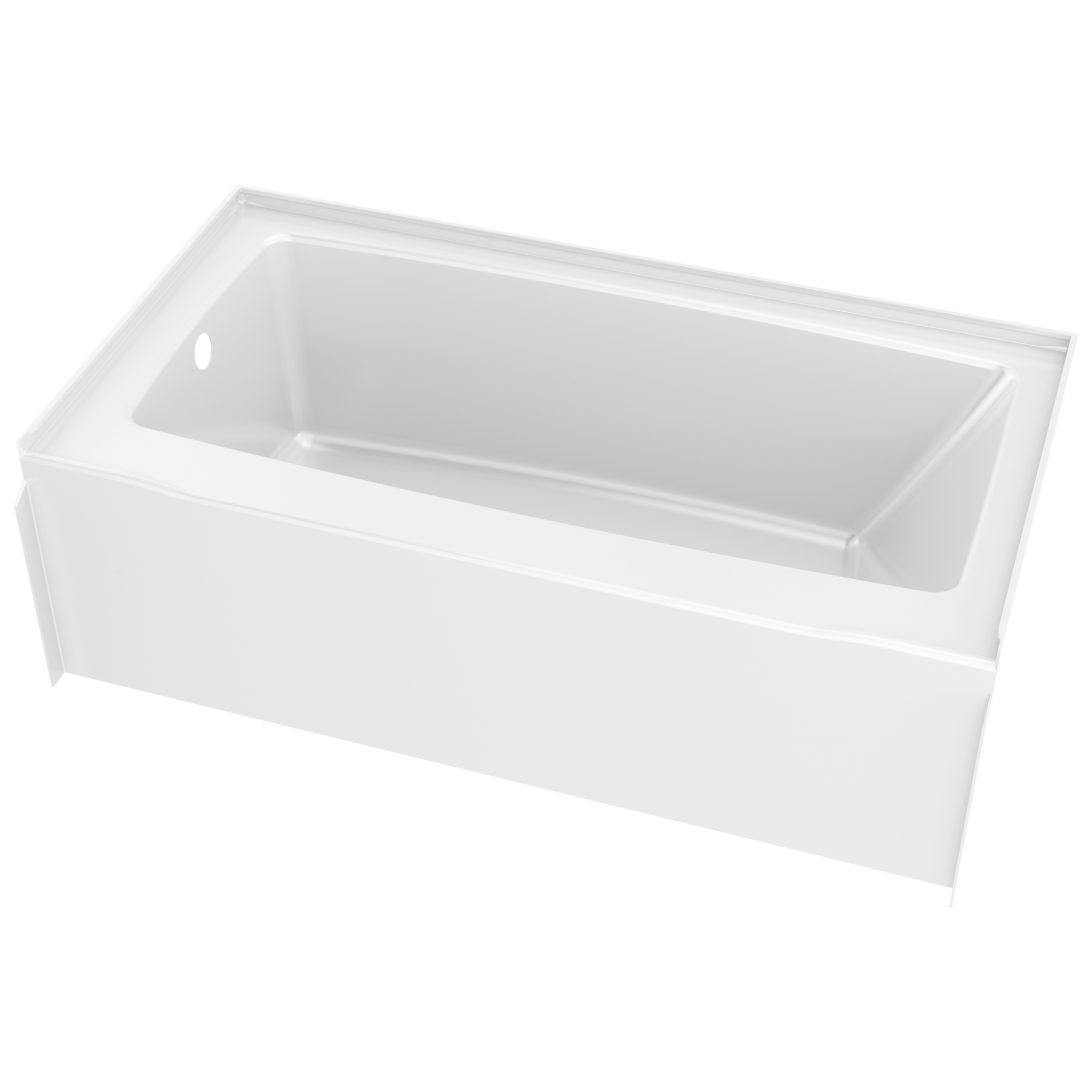 Classic 500 Bathtub 60"x32" Left Drain in High Gloss White B236056032L