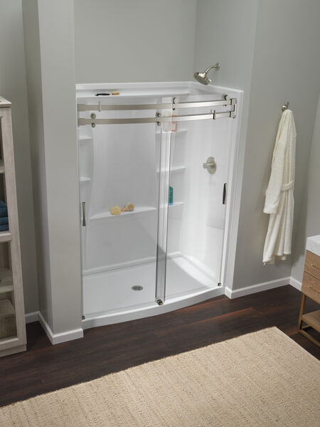 60~x32~ Classic 500 Curved Shower Door, image 3