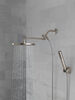 Adjustable Raincan Shower Head with Hand Shower