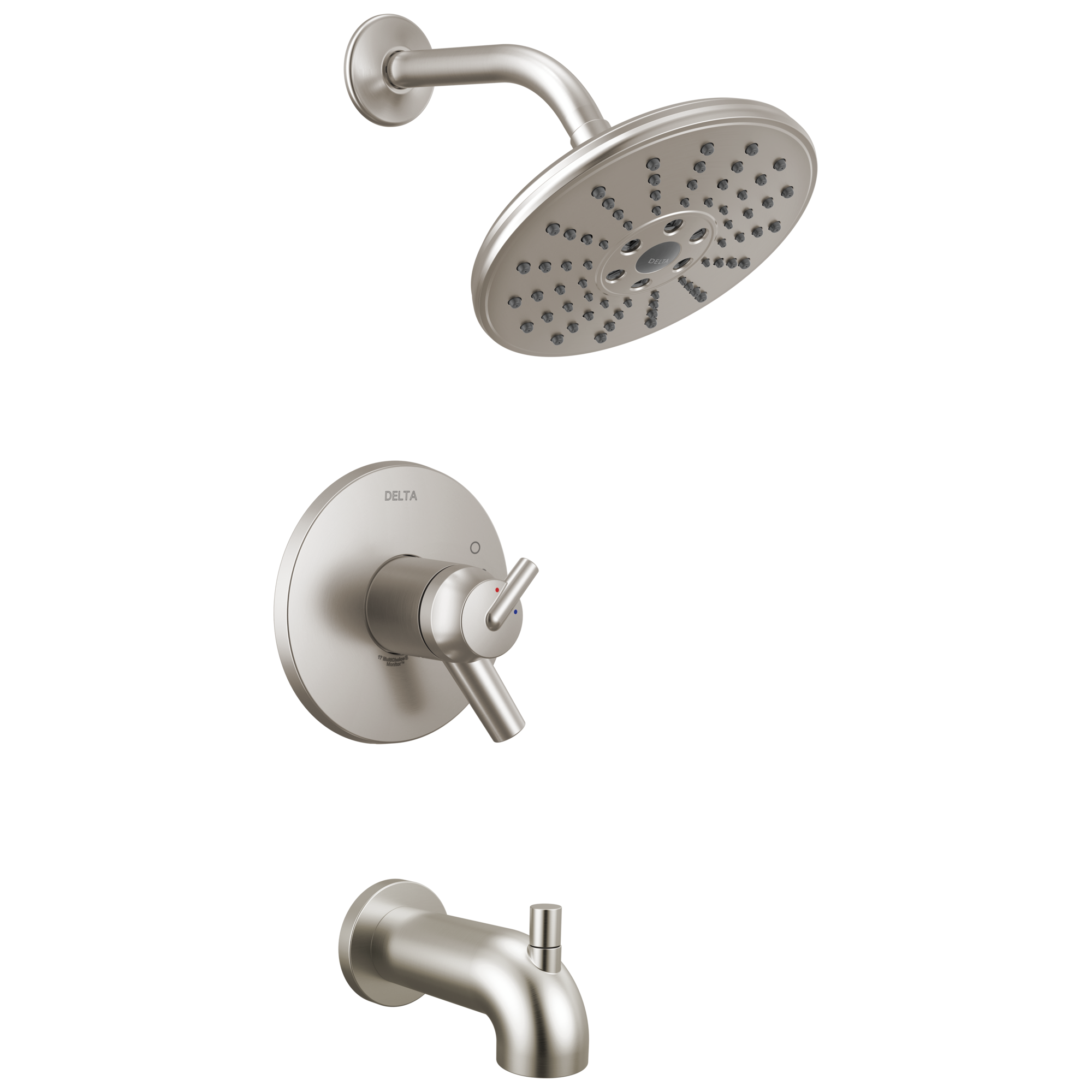 Delta Faucet Trinsic TempAssure 17T Series H2OKineticTub & Shower Trim - Stainless