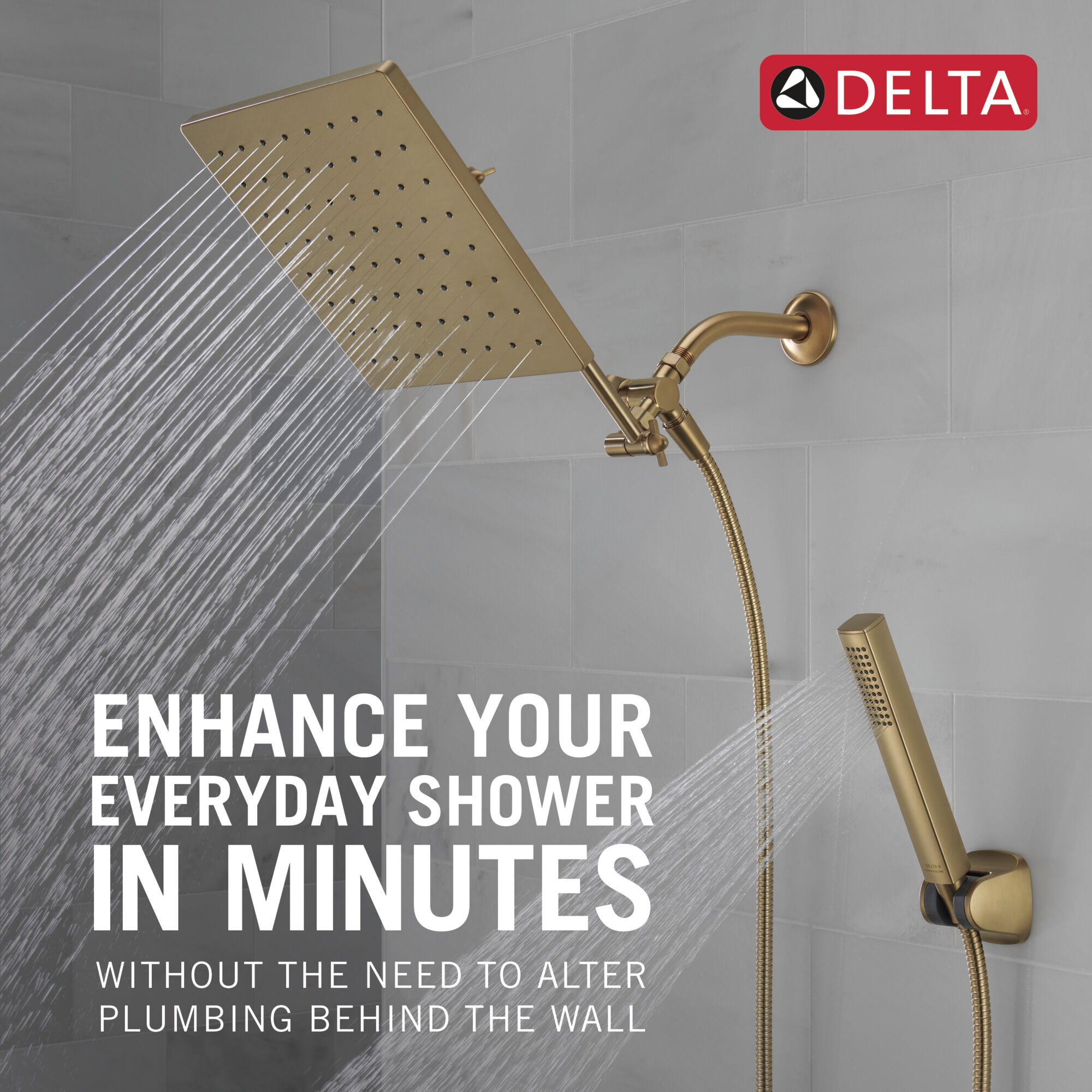 SHHS 1.75 GPM w/ Adjustable Arm 5S (Recertified) in Champagne