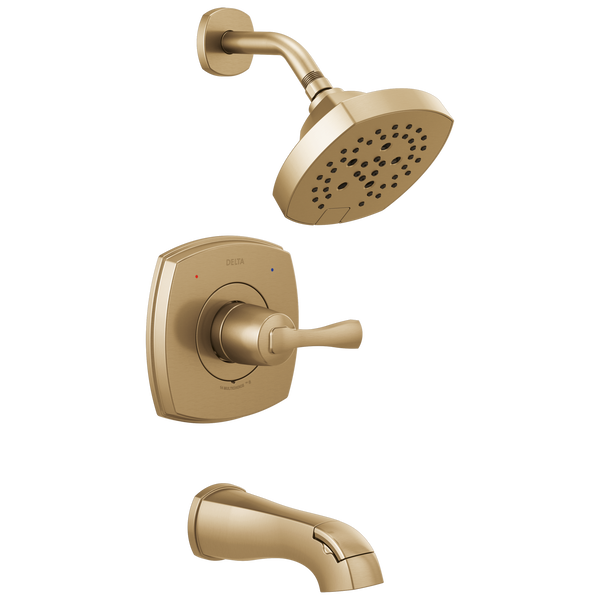 14 Series Tub and Shower in Champagne Bronze T14476-CZ | Delta Faucet