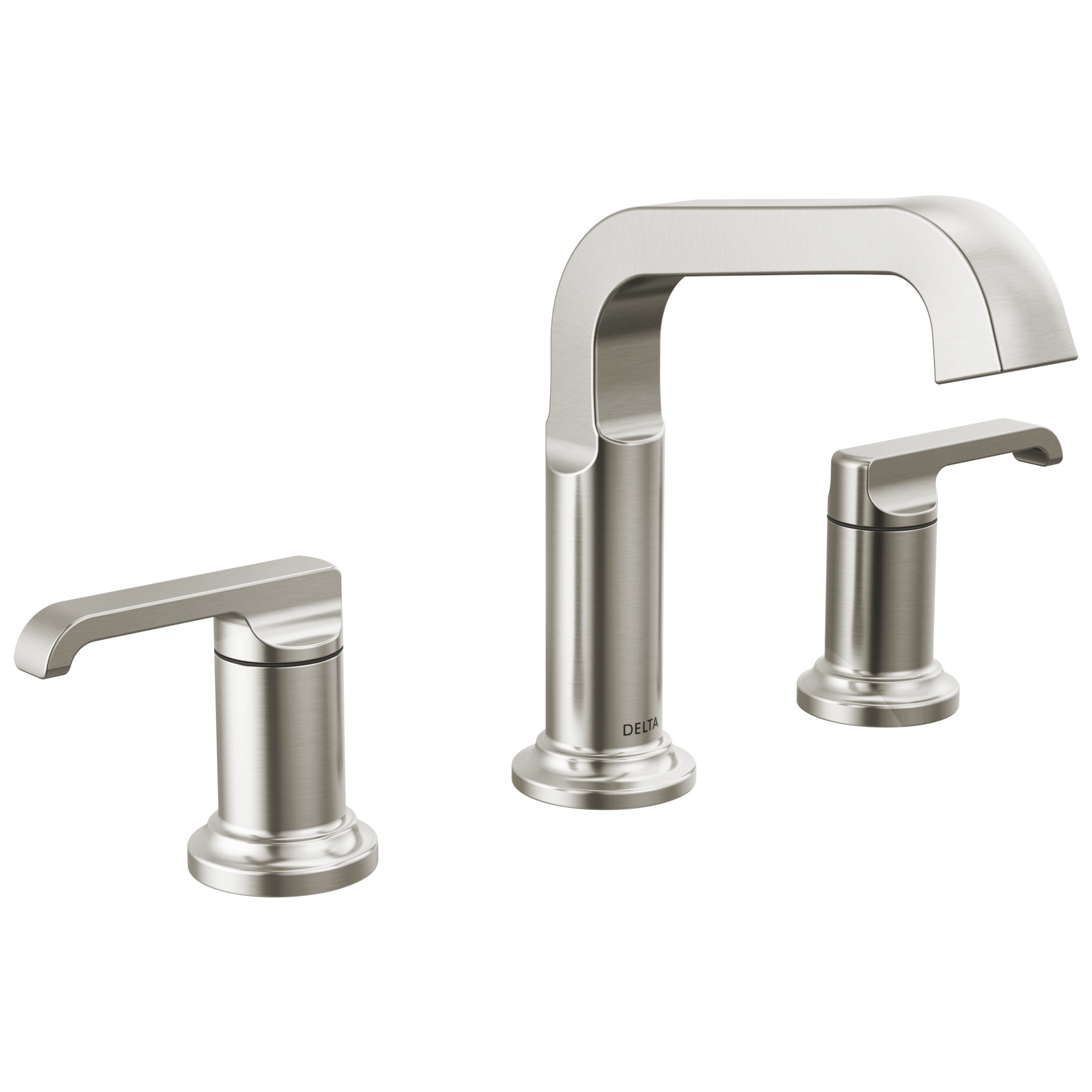 Delta Faucet Tetrae Two Handle Widespread Bathroom Faucet - Lumicoat - Stainless