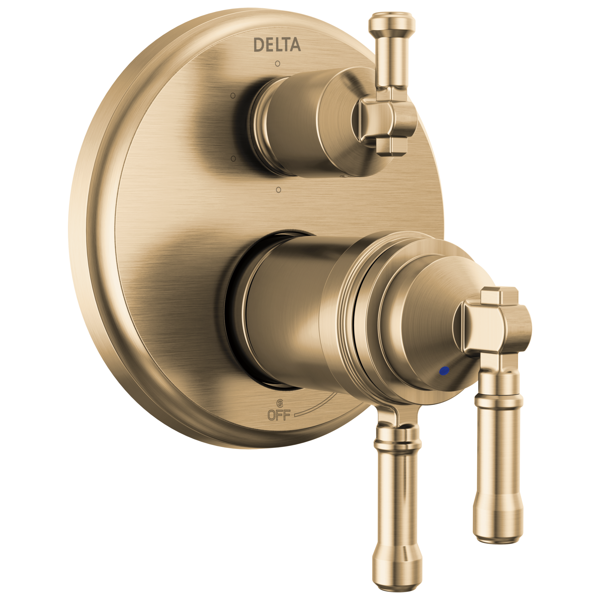 BroderickE 17T Series Integrated Diverter Trim 6-Setting - Lumicoat Champagne Bronze
