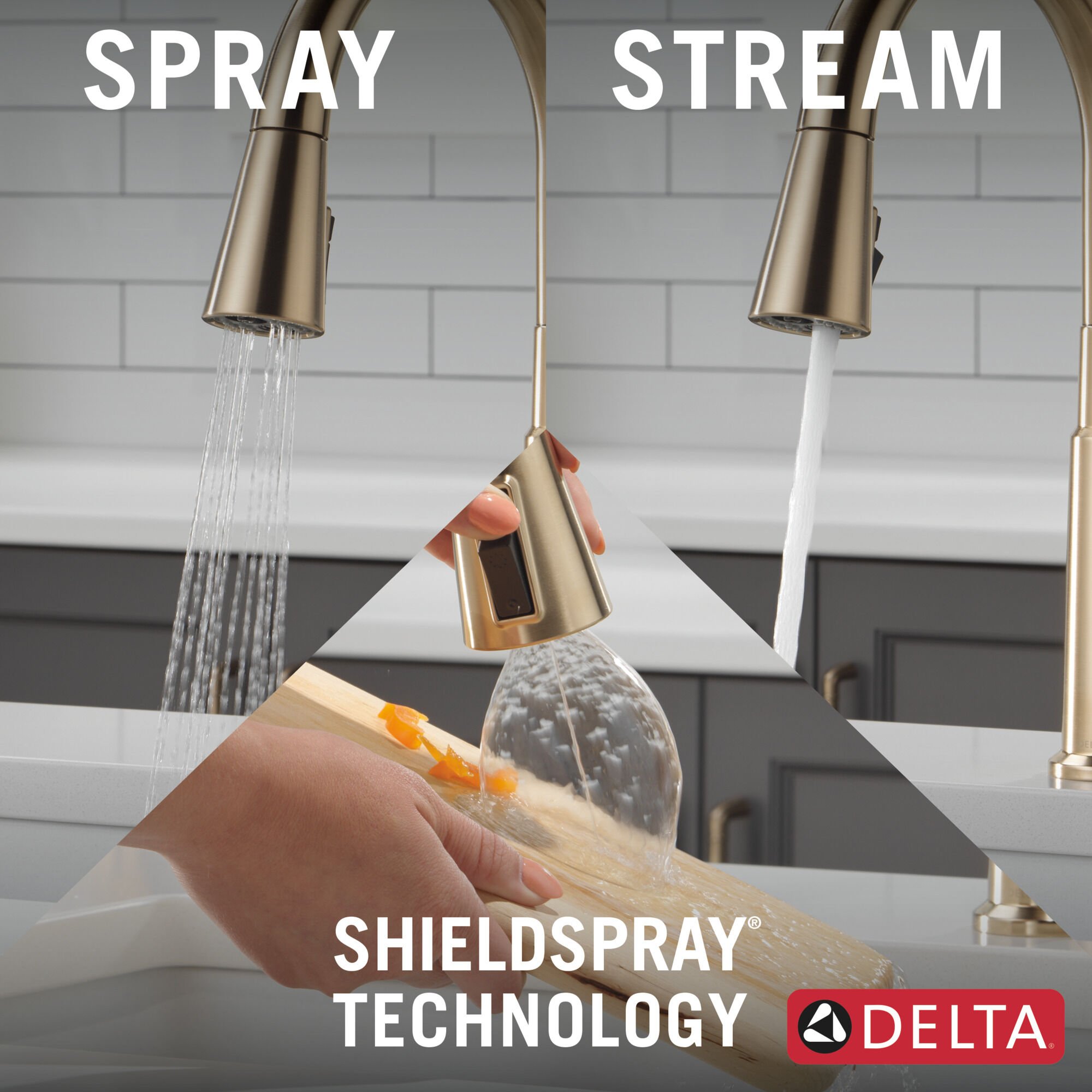 Single Handle Pull-Down Kitchen Faucet with Soap Dispenser and