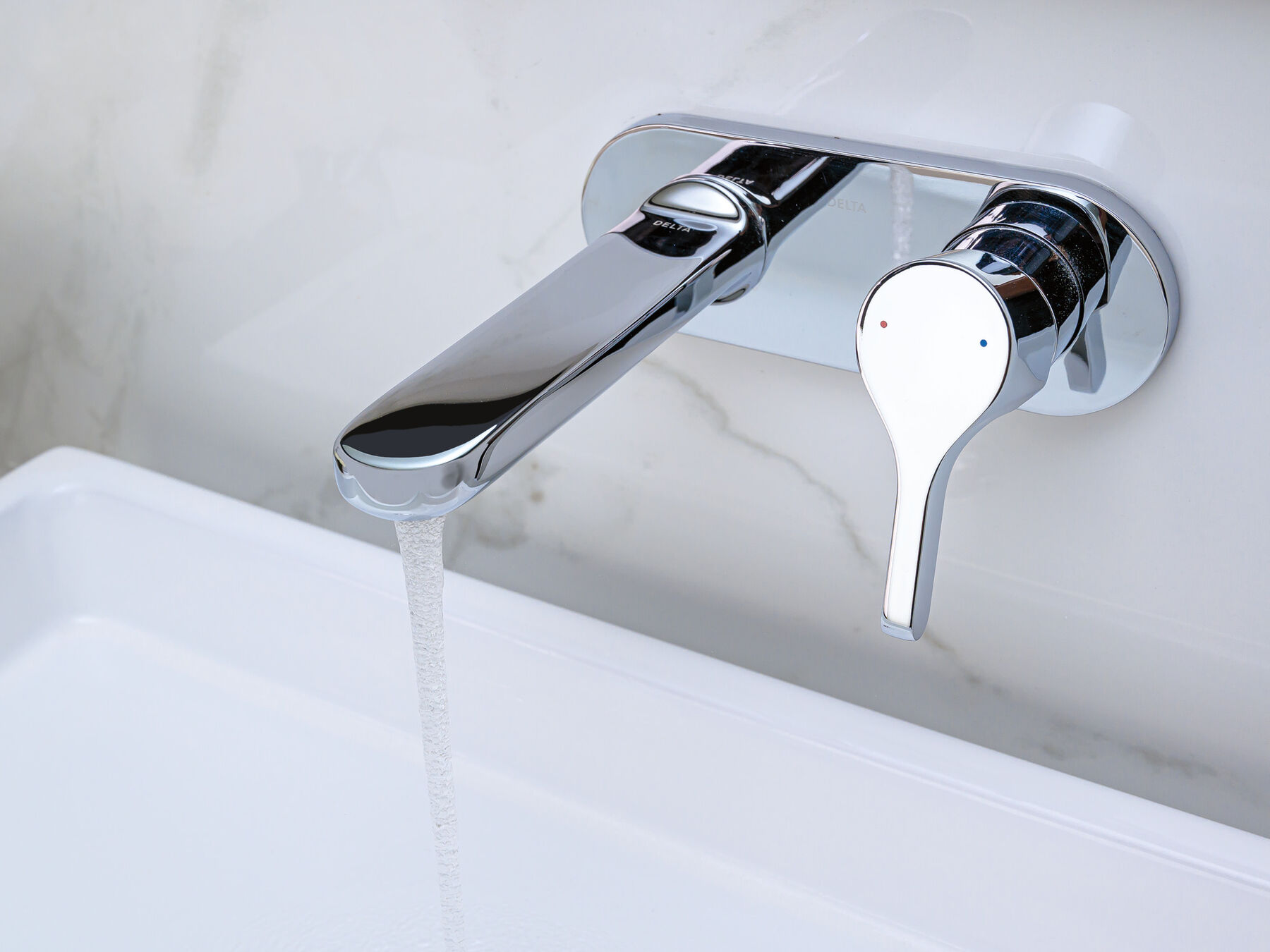 Single Handle Wall-Mount Lavatory Faucet in Chrome T31355-WL 