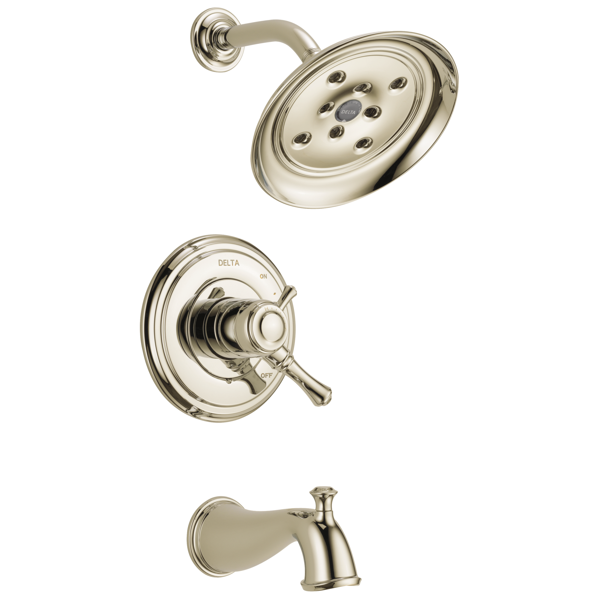 Delta Faucet CassidyE Monitor 17 Series H2OKineticTub & Shower Trim - Polished Nickel