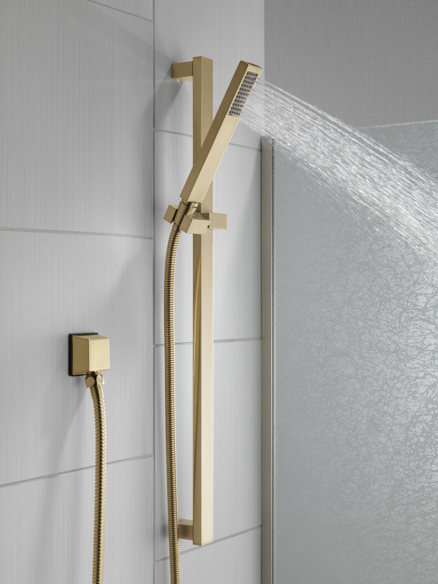 Hand Shower 1.75 GPM w/Slide Bar 1S (Recertified) in Champagne