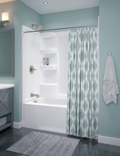 Hand Tub In White B10513 6032l Wh, Hycroft Shower Curtain