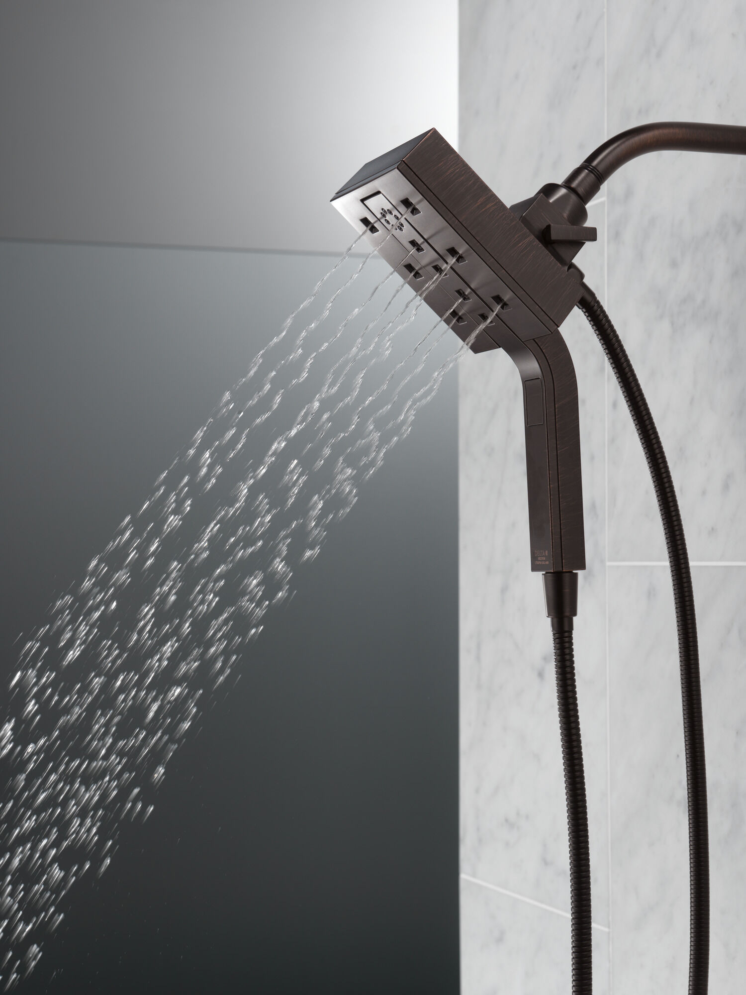 H2Okinetic® In2ition® 4-Setting Two-in-One Shower in Venetian H2Okinetic® In2ition® 4-Setting Two-in-One Shower in Venetian