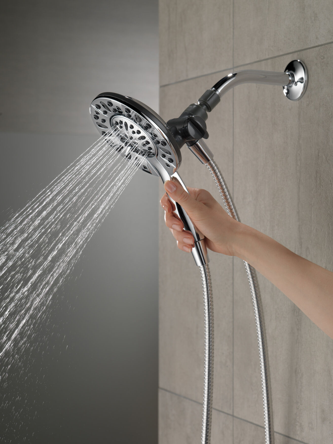 In2ition® 4-Setting Two-in-One Shower in Chrome 75491