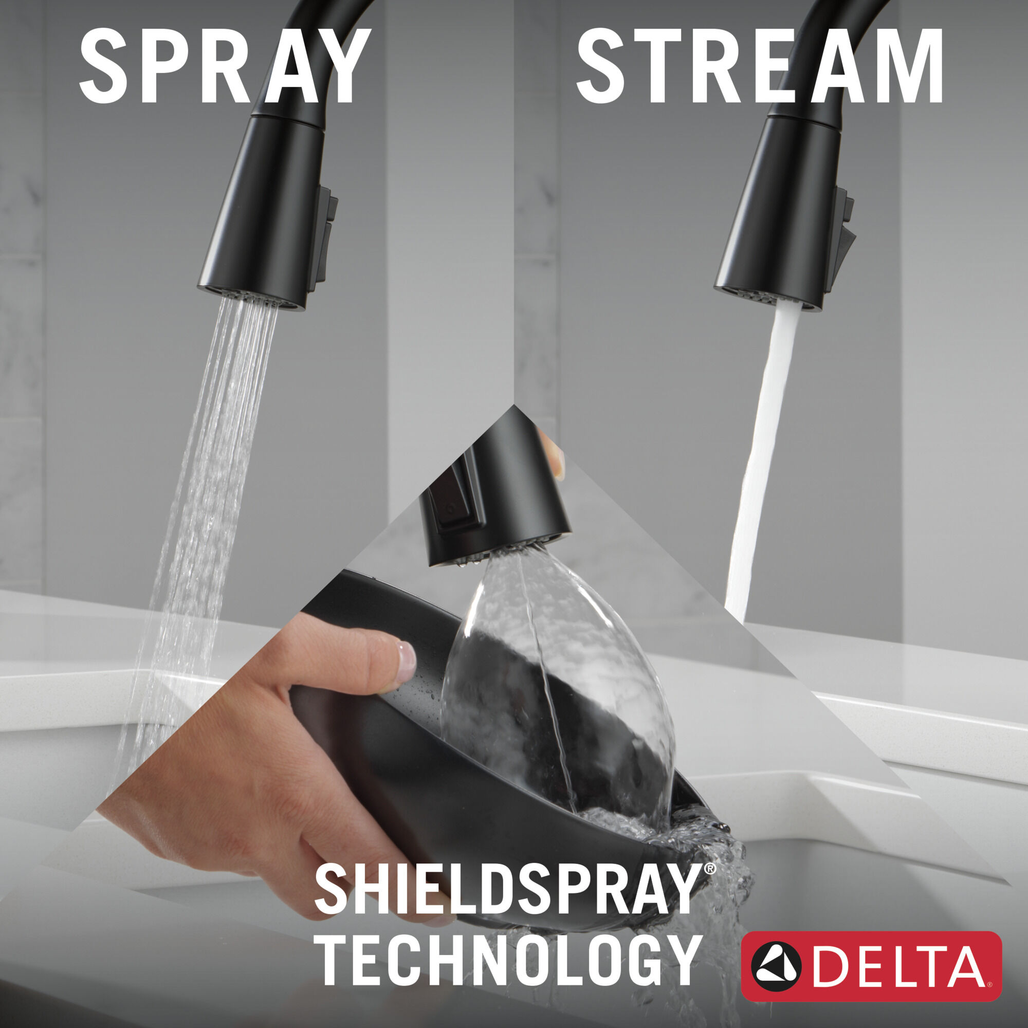 Single Handle Pull-Down Kitchen Faucet with Soap Dispenser and